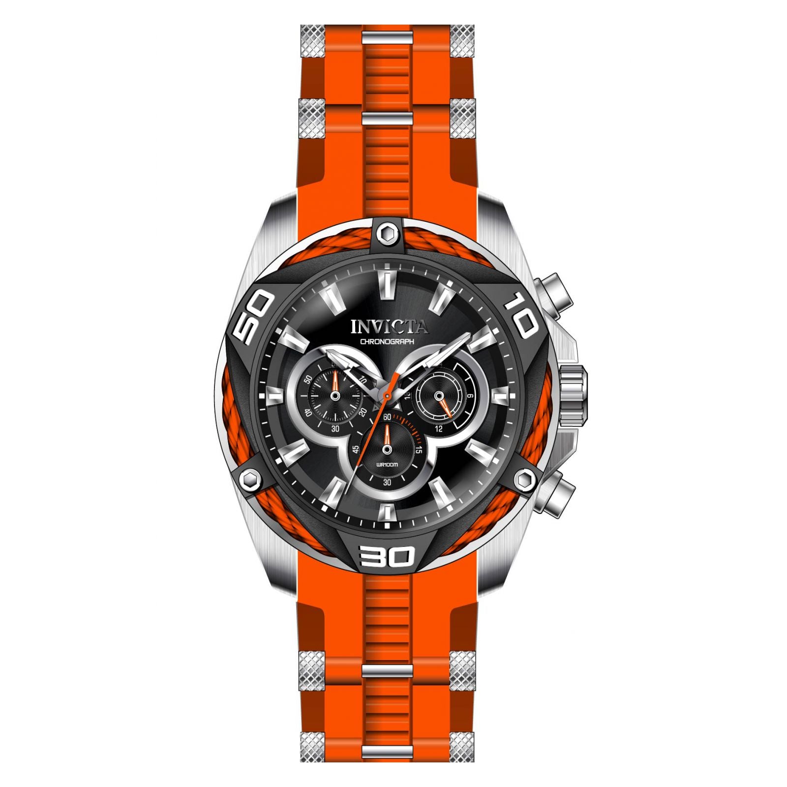 RELOJ  PARA HOMBRE INVICTA BOLT 31314 - NARANJA