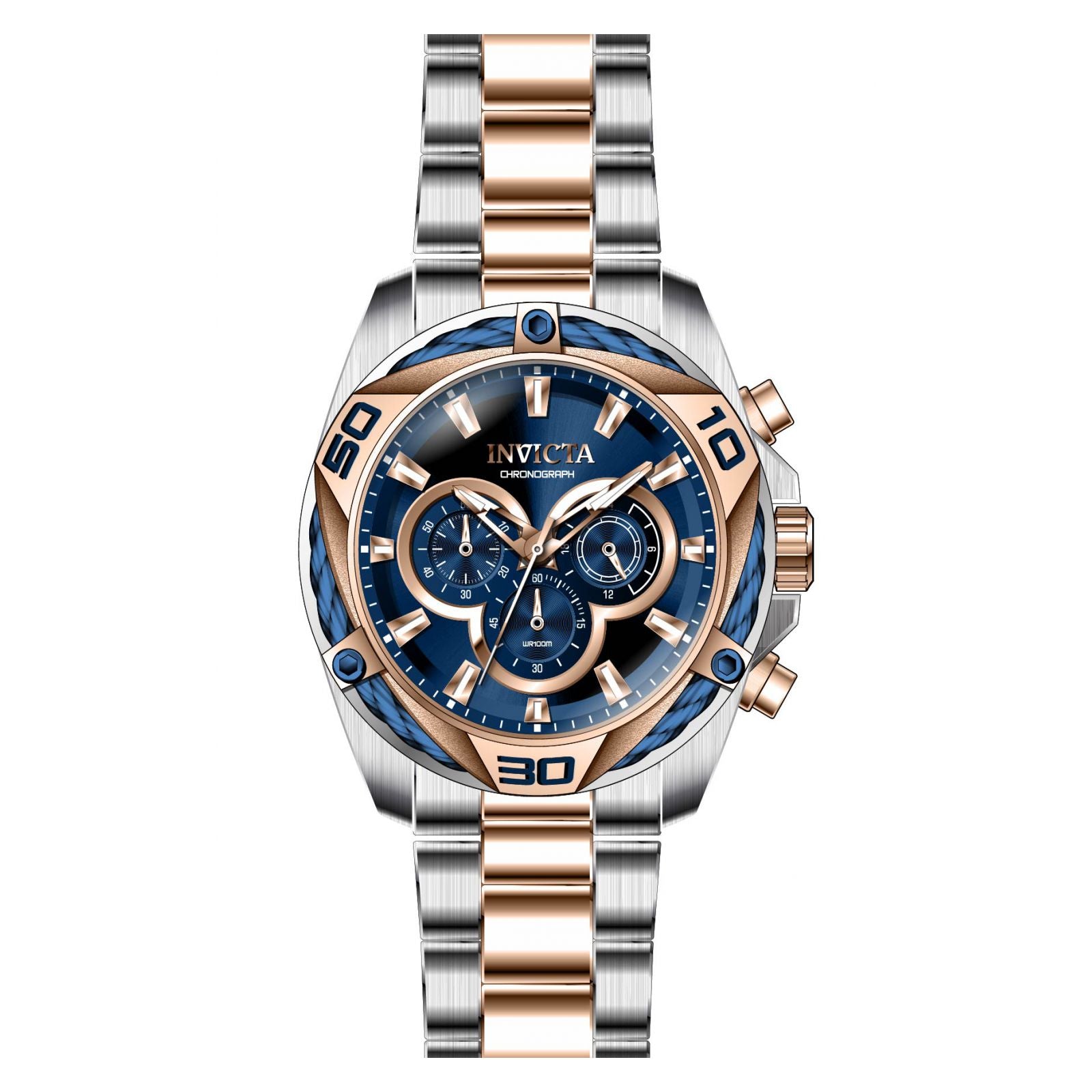 RELOJ  PARA HOMBRE INVICTA BOLT 31323 - ACERO, ORO ROSA