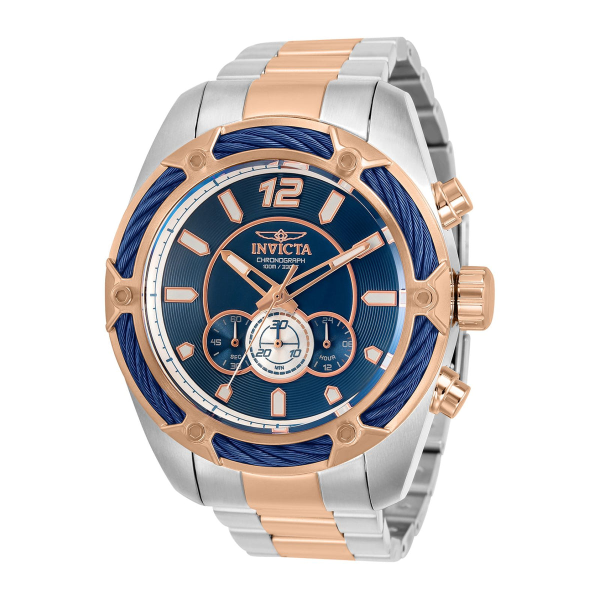 RELOJ  PARA HOMBRE INVICTA BOLT 31474 - ACERO, ORO ROSA