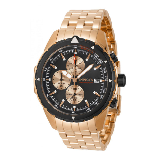 RELOJ  PARA HOMBRE INVICTA AVIATOR 31497 - ORO ROSA