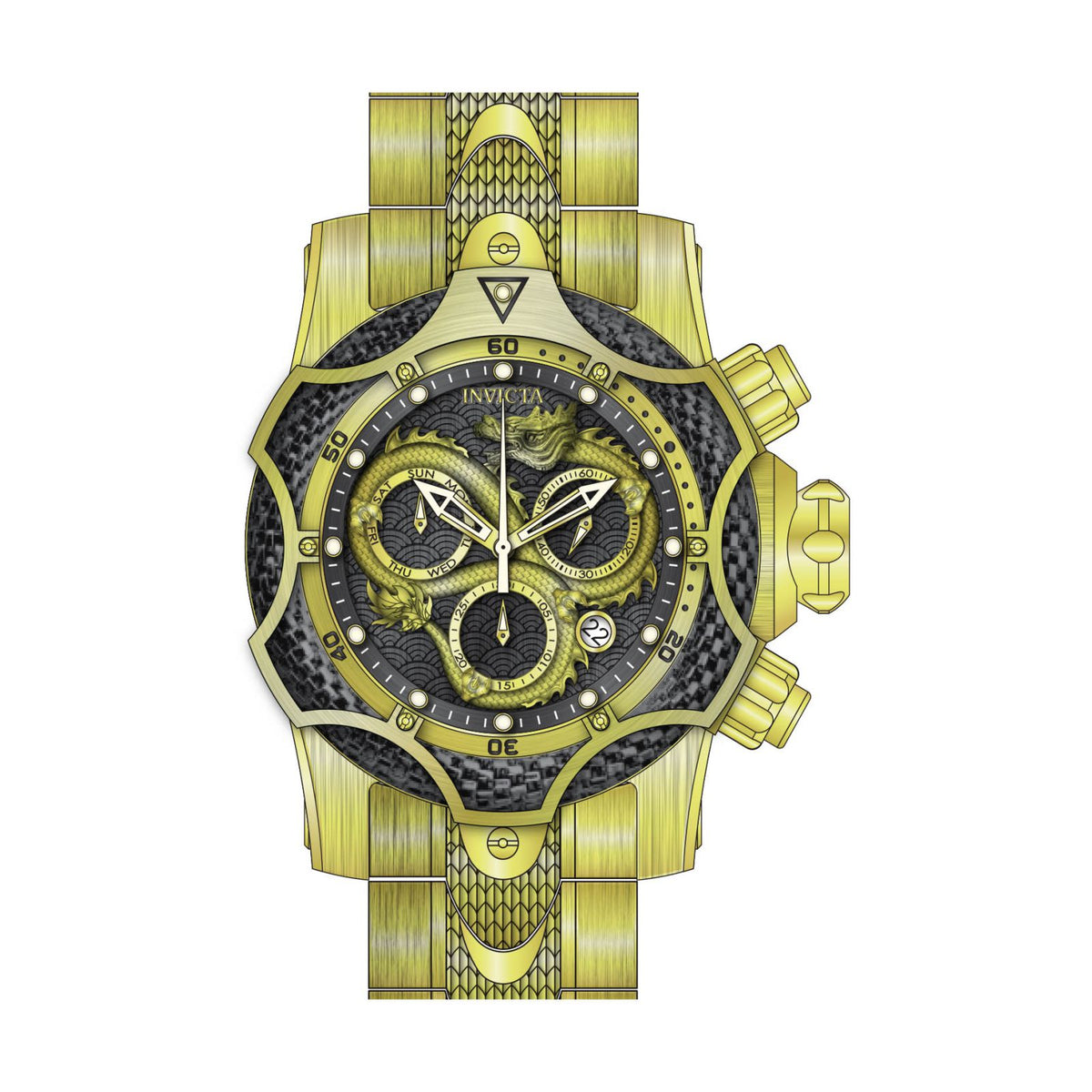 RELOJ  PARA HOMBRE INVICTA RESERVE 31520 - ORO