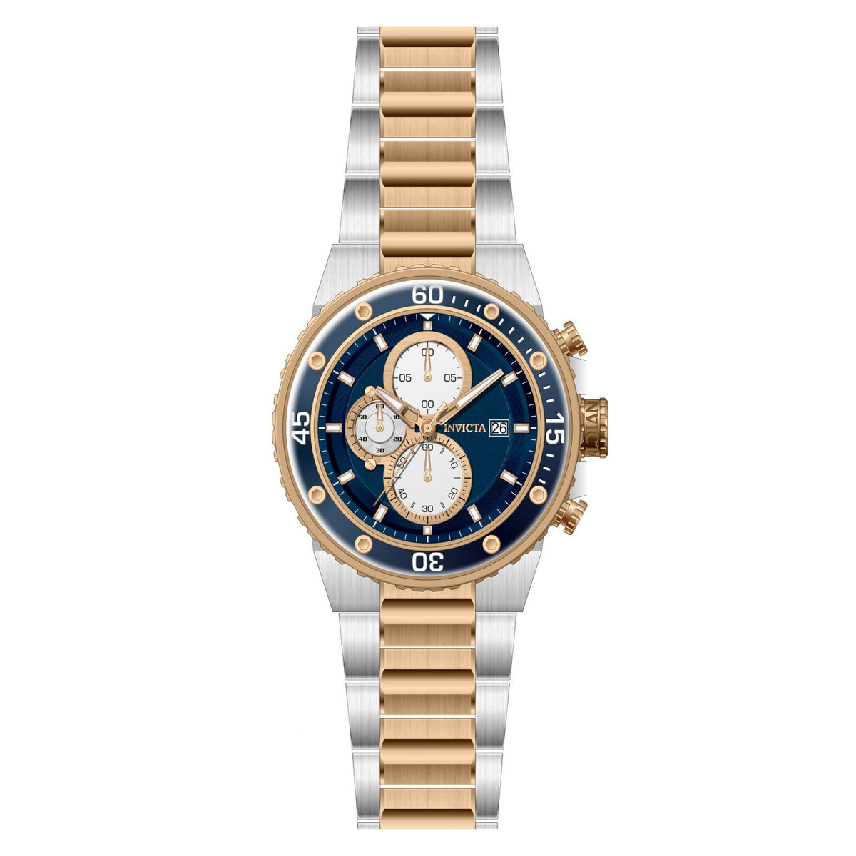 RELOJ  PARA HOMBRE INVICTA PRO DIVER 31523 - ACERO, ORO ROSA