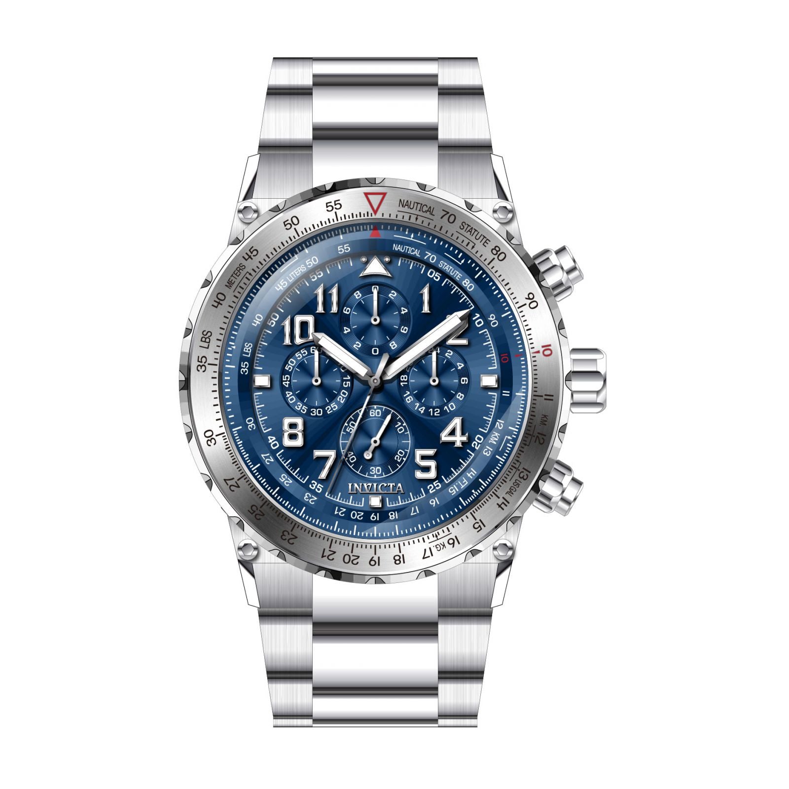 RELOJ  PARA HOMBRE INVICTA AVIATOR 31586 - PLATEADO