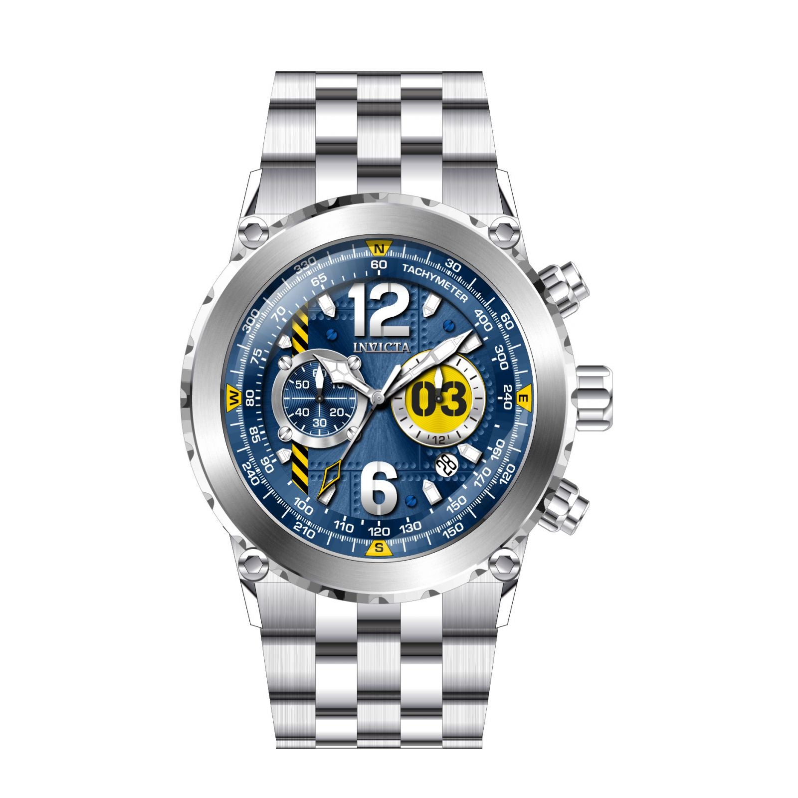 RELOJ  PARA HOMBRE INVICTA AVIATOR 31588 - ACERO