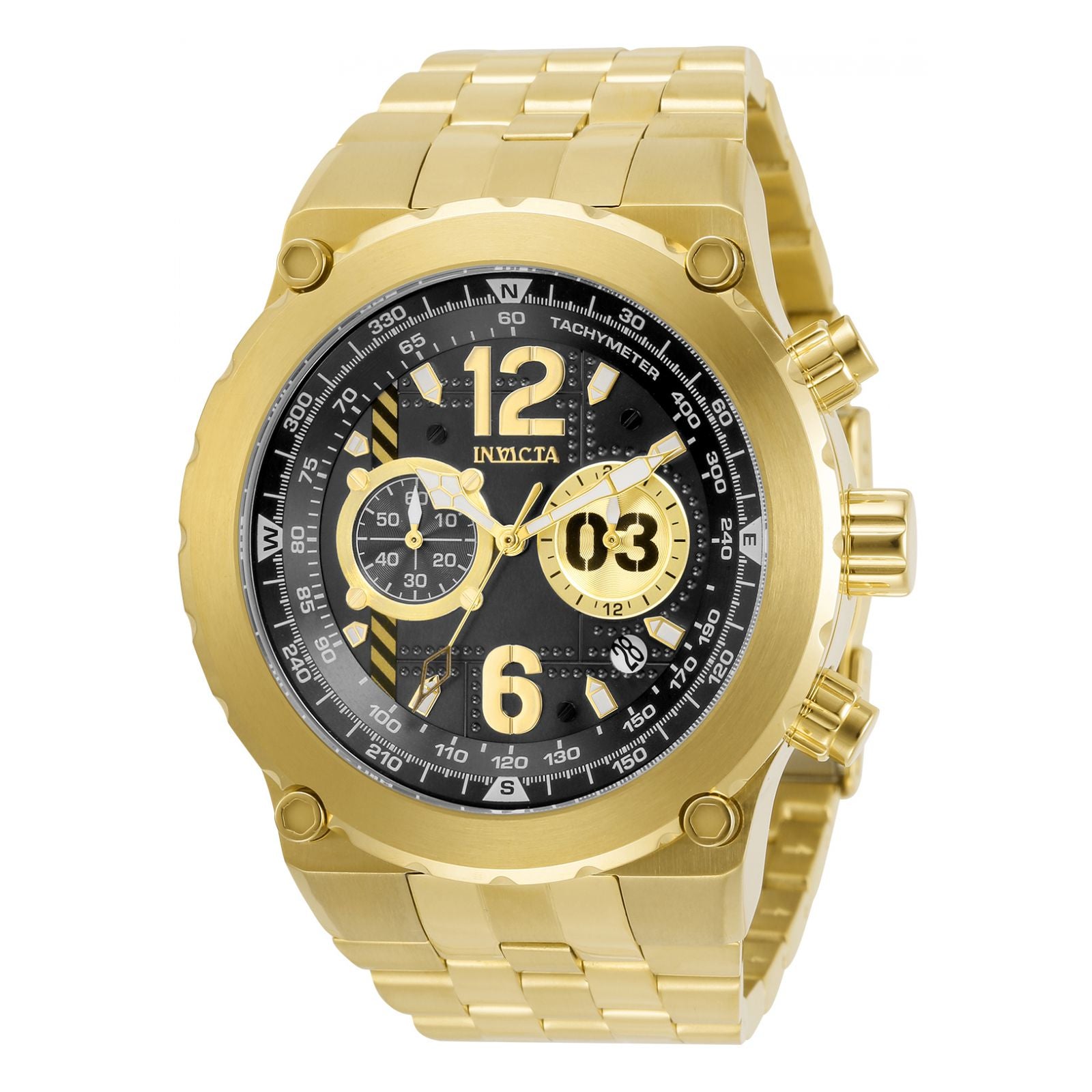 RELOJ  PARA HOMBRE INVICTA AVIATOR 31592 - DORADO