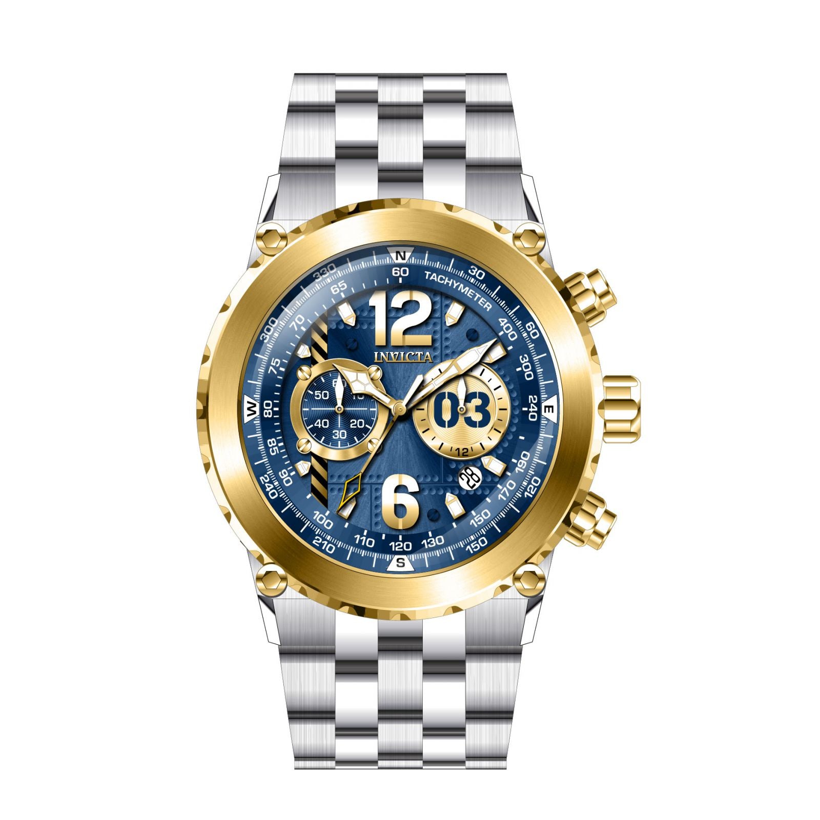 RELOJ  PARA HOMBRE INVICTA AVIATOR 31594 - PLATEADO