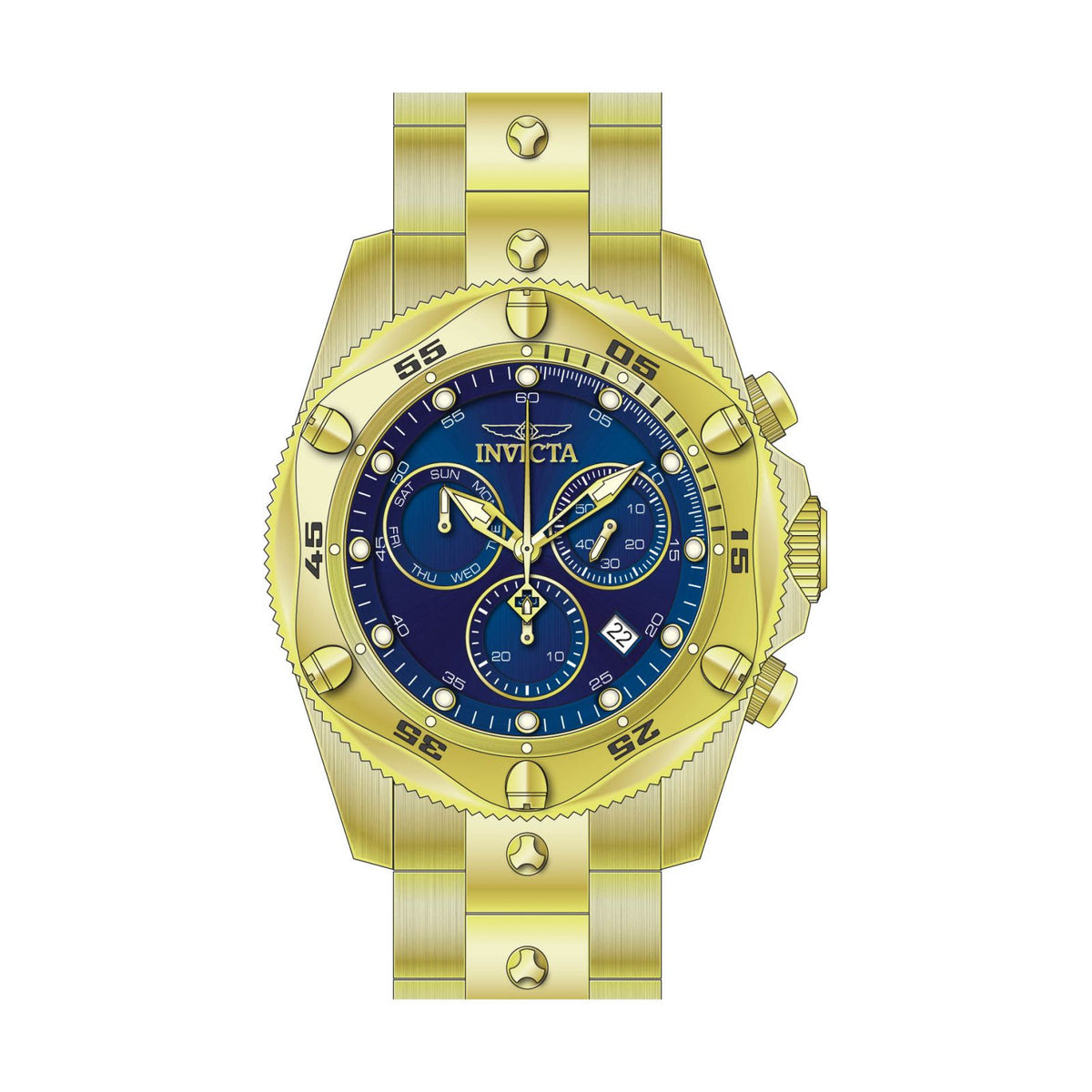 RELOJ  PARA HOMBRE INVICTA PRO DIVER 31608 - DORADO