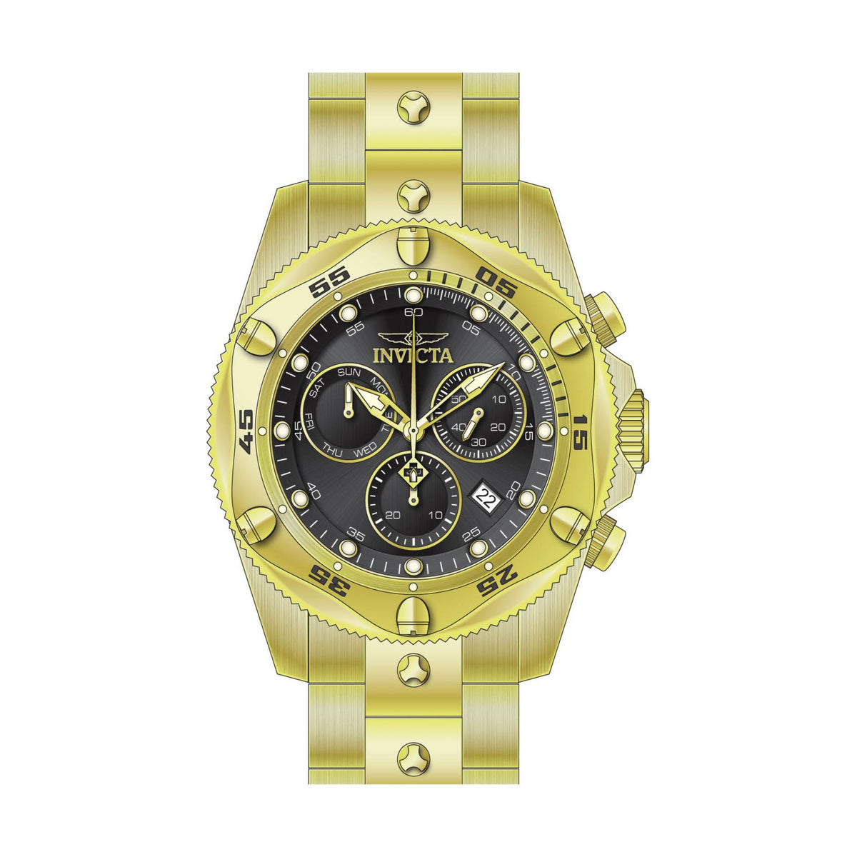 RELOJ  PARA HOMBRE INVICTA PRO DIVER 31609 - DORADO