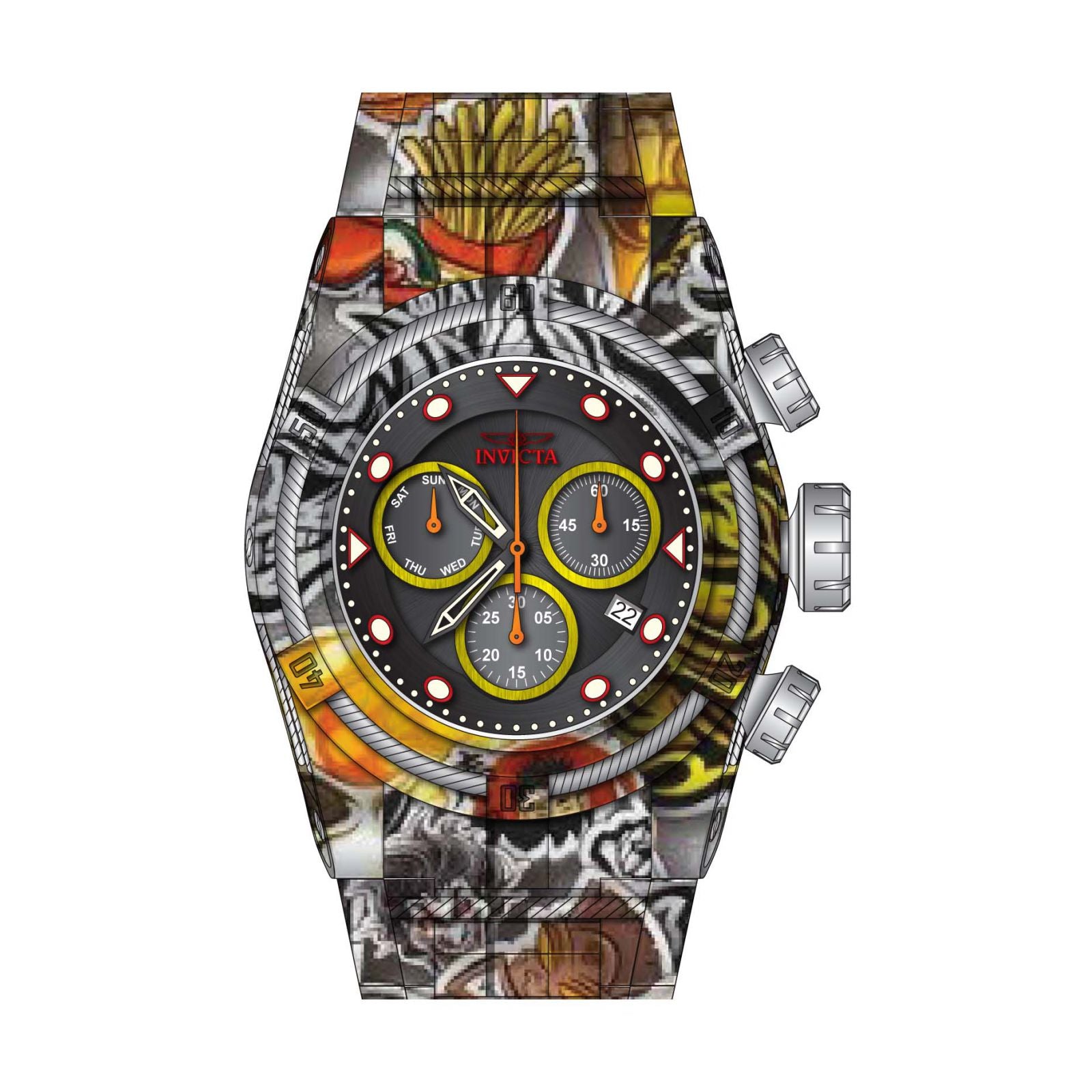 RELOJ  PARA HOMBRE INVICTA BOLT 31622 - BLANCO