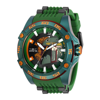 RELOJ BOBA FETT PARA HOMBRE INVICTA STAR WARS 31690 - NEGRO, NARANJA, VERDE