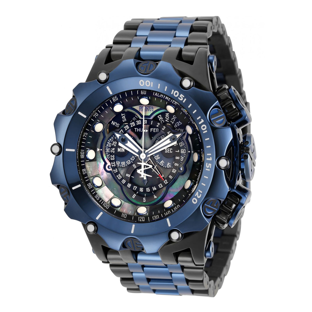 RELOJ  PARA HOMBRE INVICTA RESERVE 31726 - AZUL OSCURO, NEGRO
