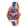 RELOJ MUJER MARAVILLA PARA MUJER INVICTA DC COMICS 31729 - AZUL, ROJO, ROSA ORO