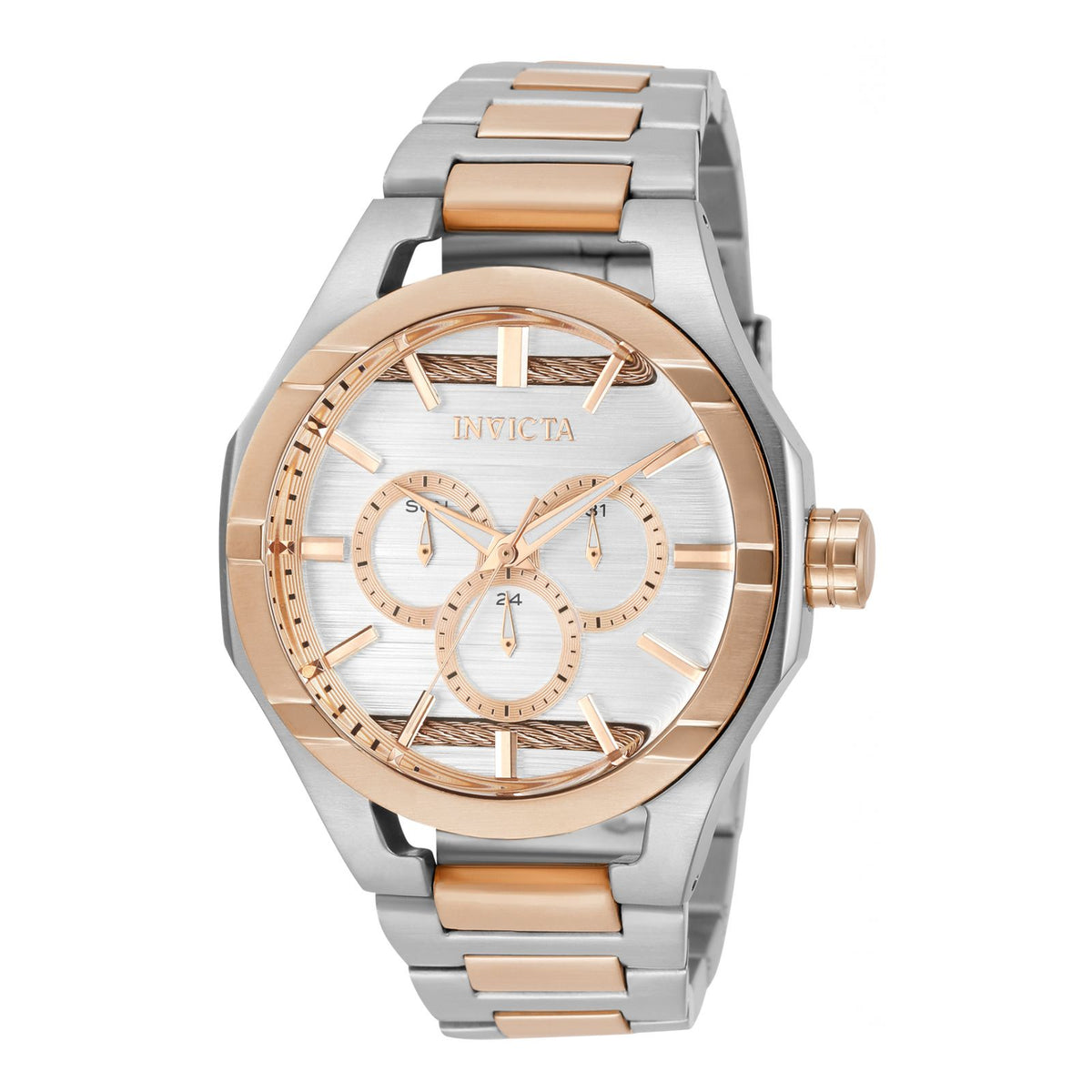RELOJ  PARA HOMBRE INVICTA BOLT 31833 - ACERO, ORO ROSA