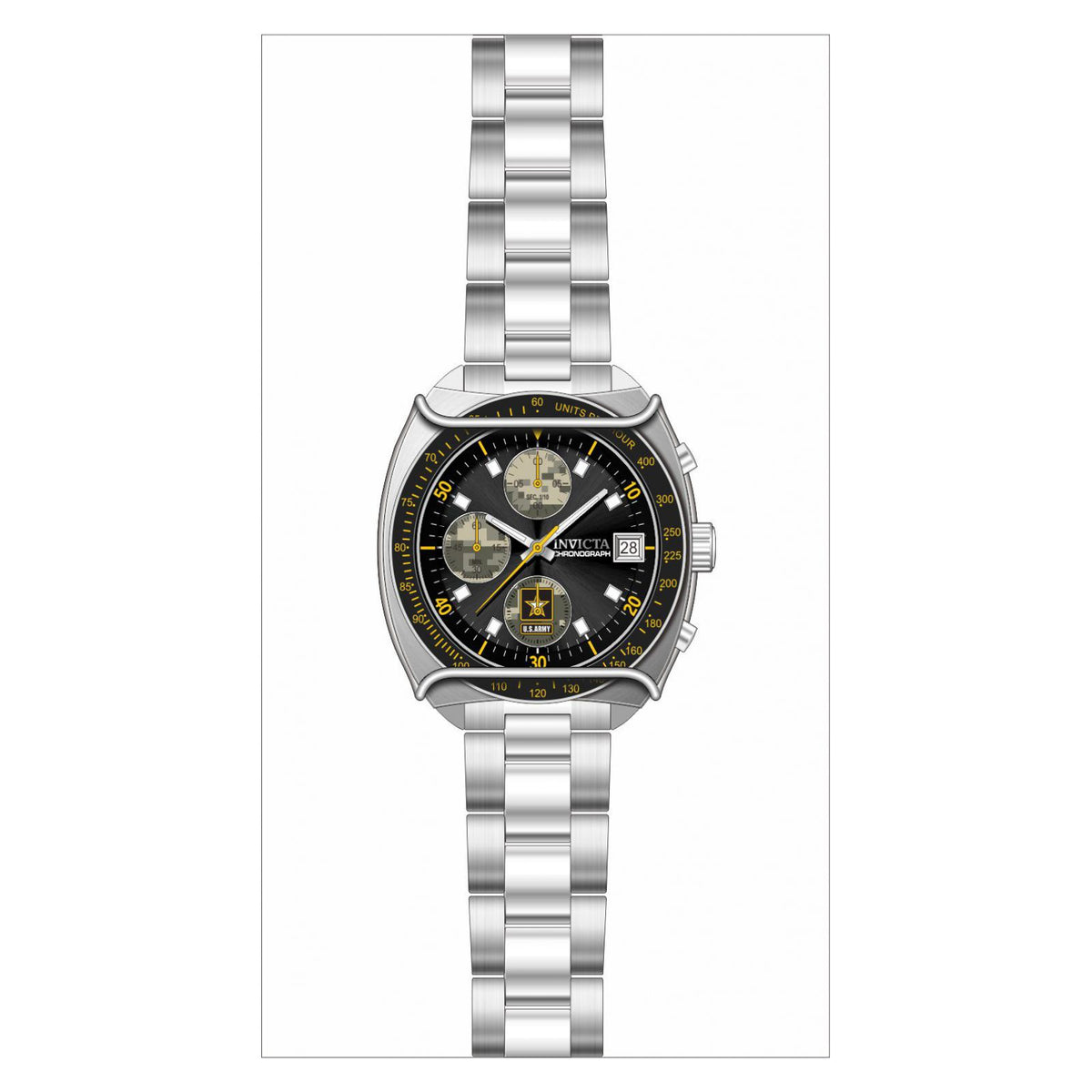RELOJ  PARA MUJER INVICTA U.S. ARMY 31843 - ACERO