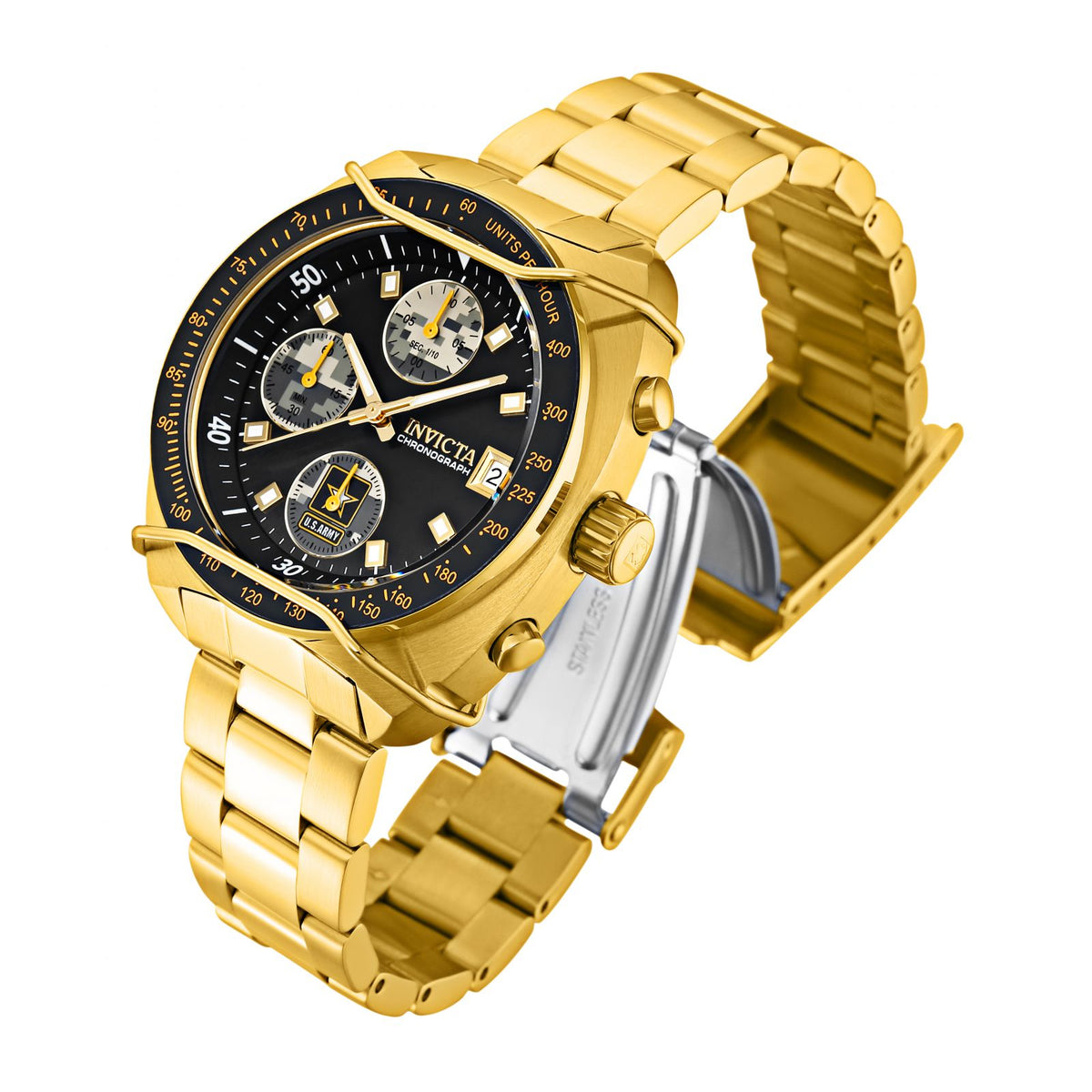 RELOJ  PARA MUJER INVICTA U.S. ARMY 31845 - ORO