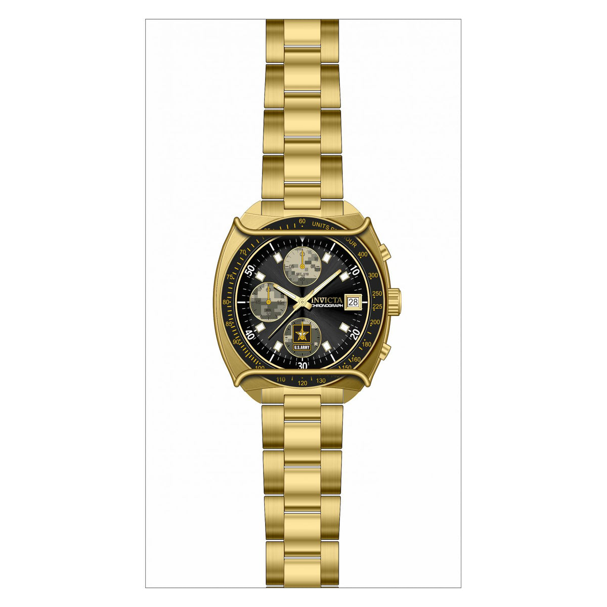 RELOJ  PARA MUJER INVICTA U.S. ARMY 31845 - ORO