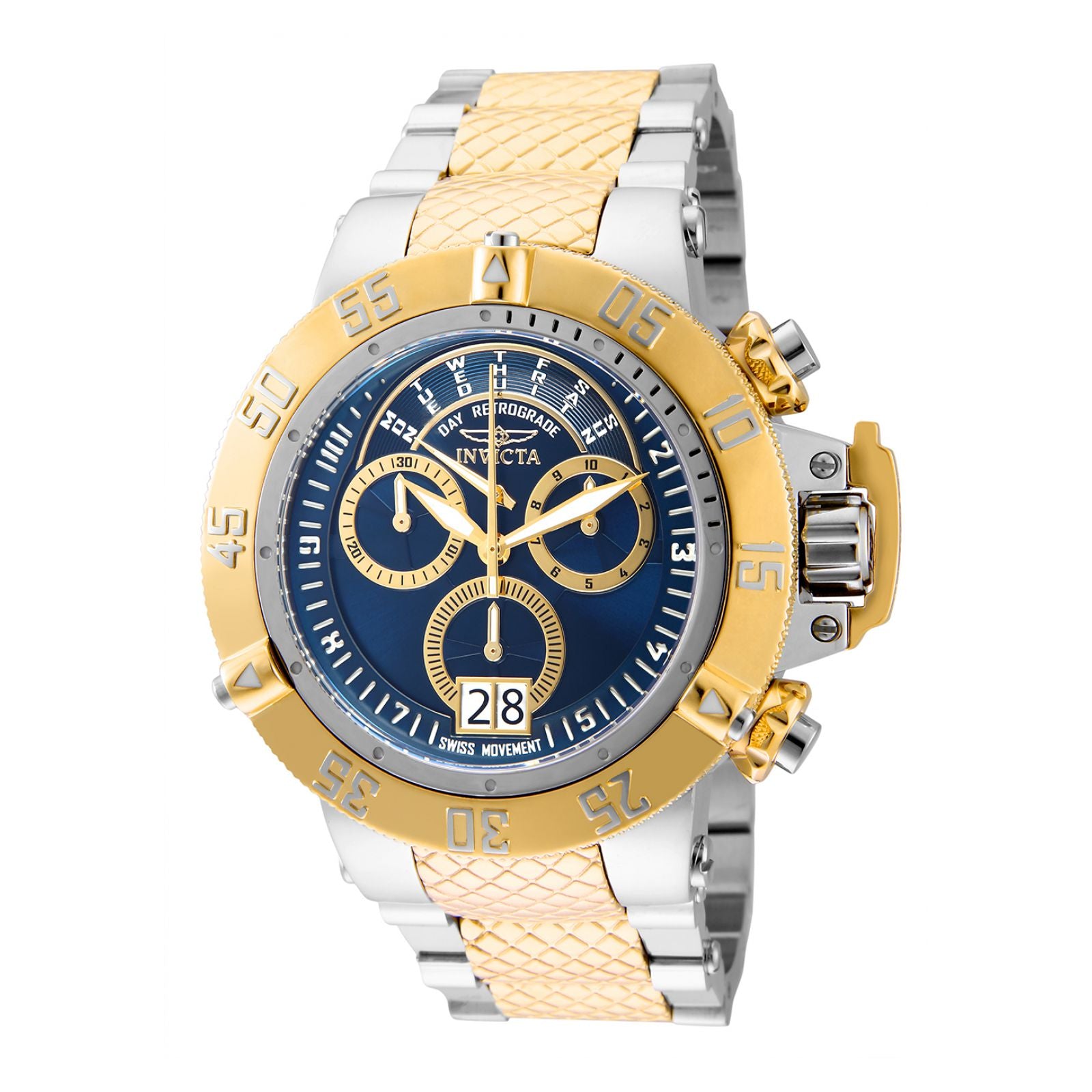 RELOJ  PARA HOMBRE INVICTA SUBAQUA 31883 - ACERO, ORO