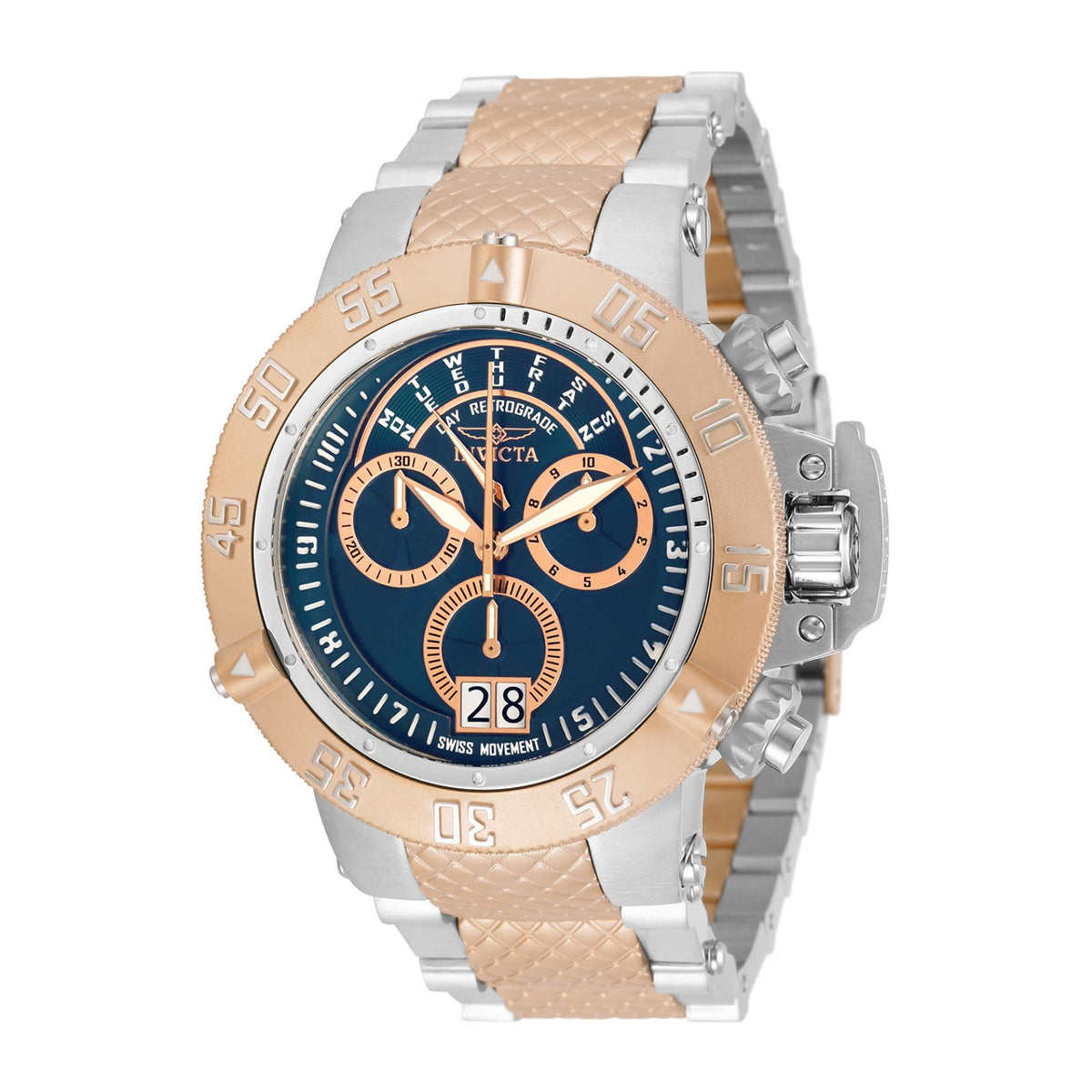 RELOJ  PARA HOMBRE INVICTA SUBAQUA 31884 - ACERO, ORO ROSA