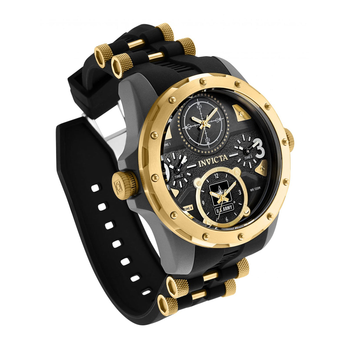 RELOJ  PARA HOMBRE INVICTA U.S. ARMY 31968 - ORO NEGRO