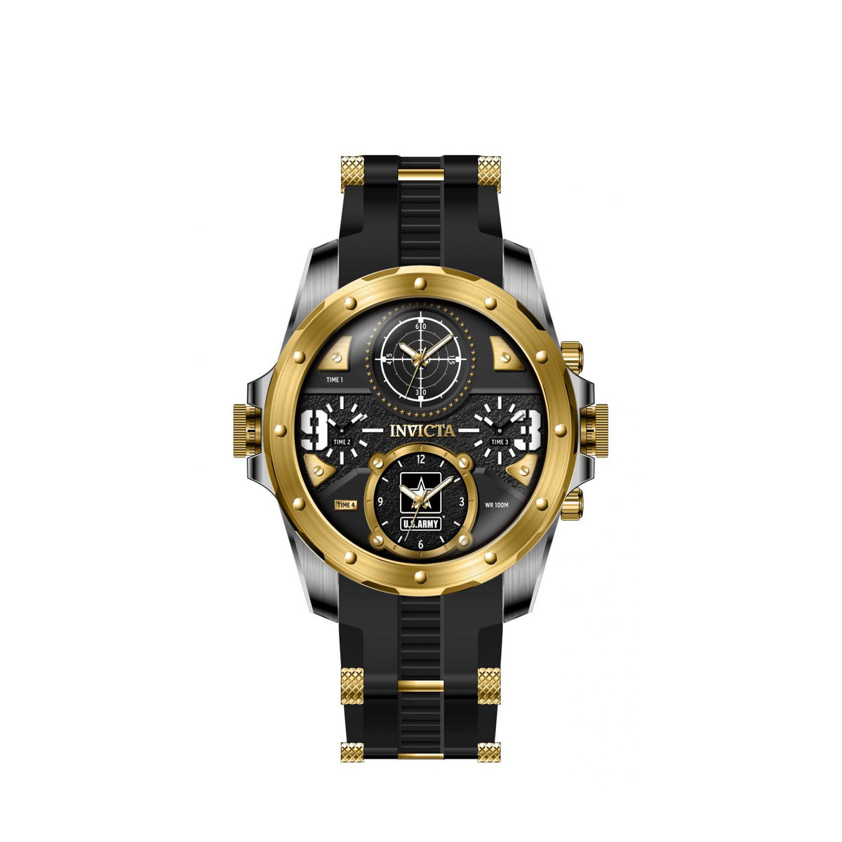 RELOJ  PARA HOMBRE INVICTA U.S. ARMY 31968 - ORO NEGRO
