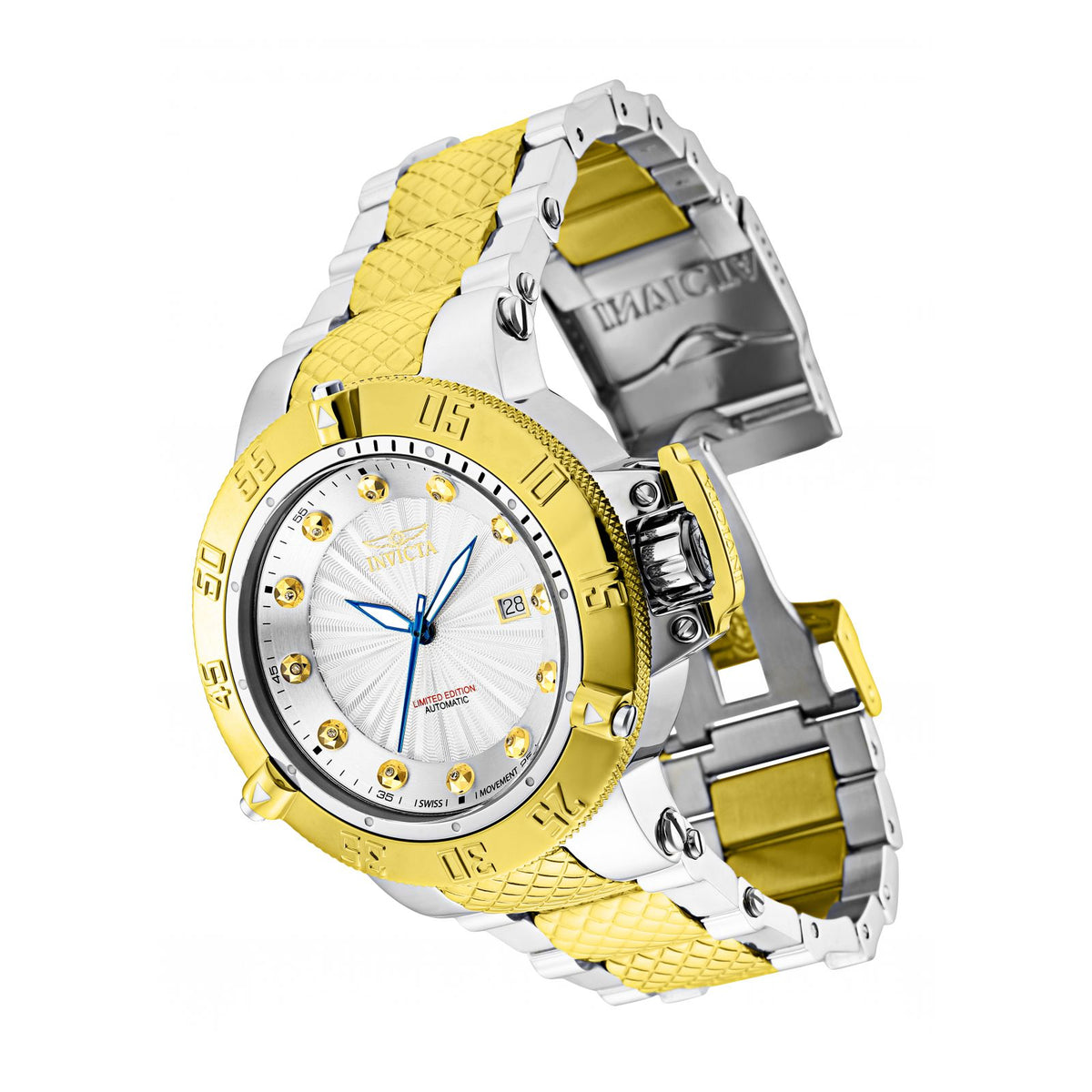 RELOJ  PARA HOMBRE INVICTA SUBAQUA 31974 - ACERO, ORO