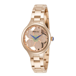 RELOJ  PARA MUJER INVICTA WILDFLOWER 32089 - ORO ROSA