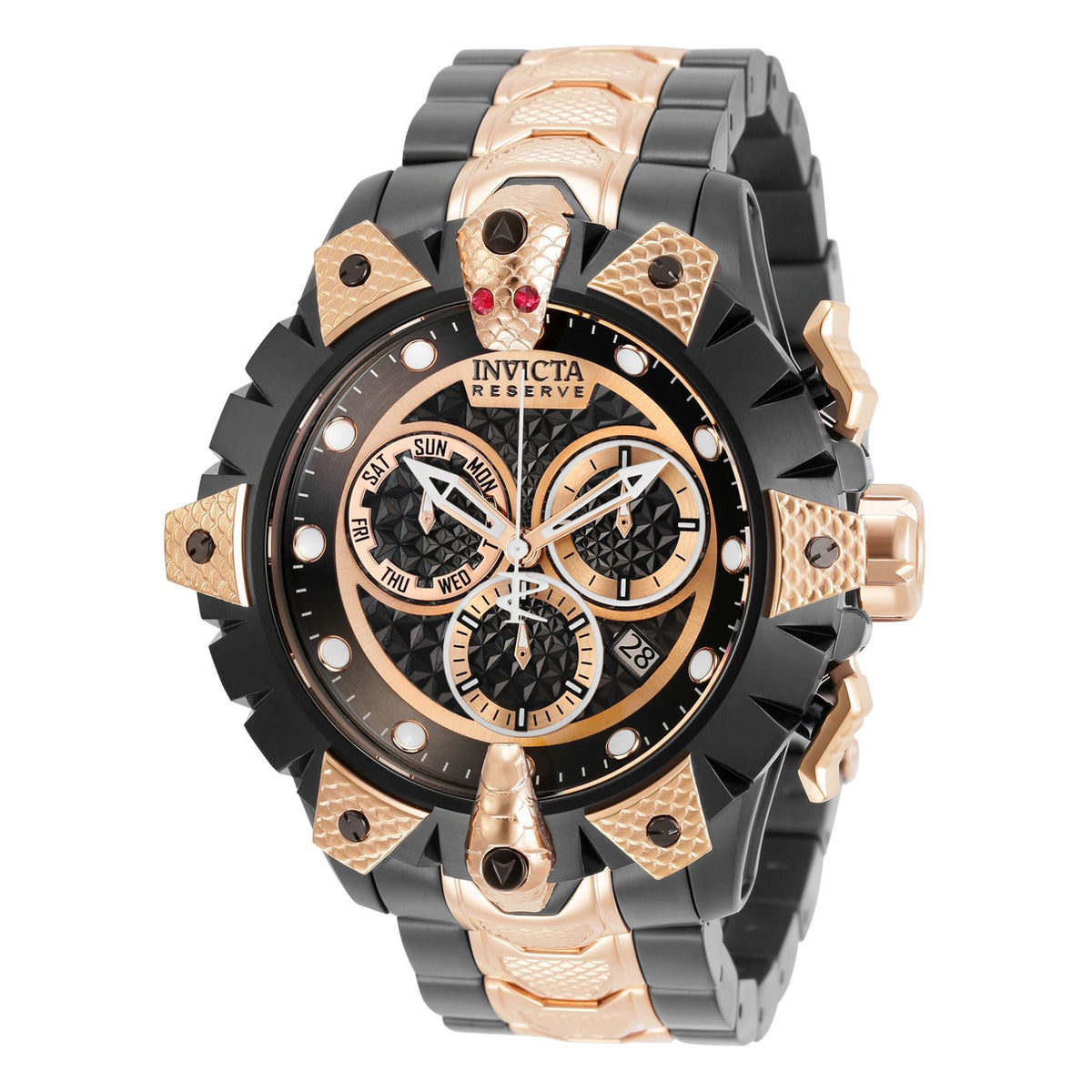RELOJ  PARA HOMBRE INVICTA RESERVE 32276 - NEGRO, ORO ROSA
