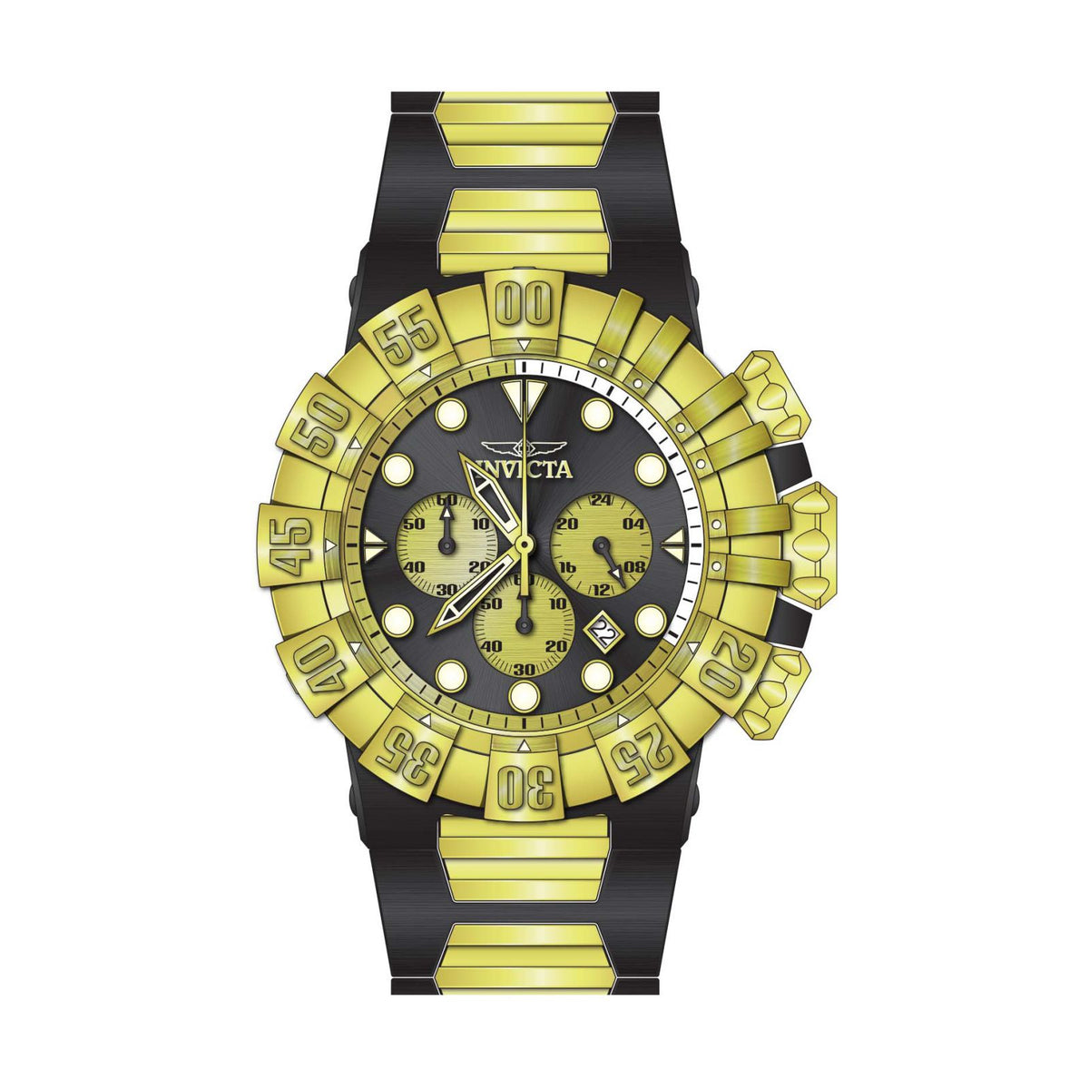 RELOJ  PARA HOMBRE INVICTA EXCURSION 32377 - ORO NEGRO