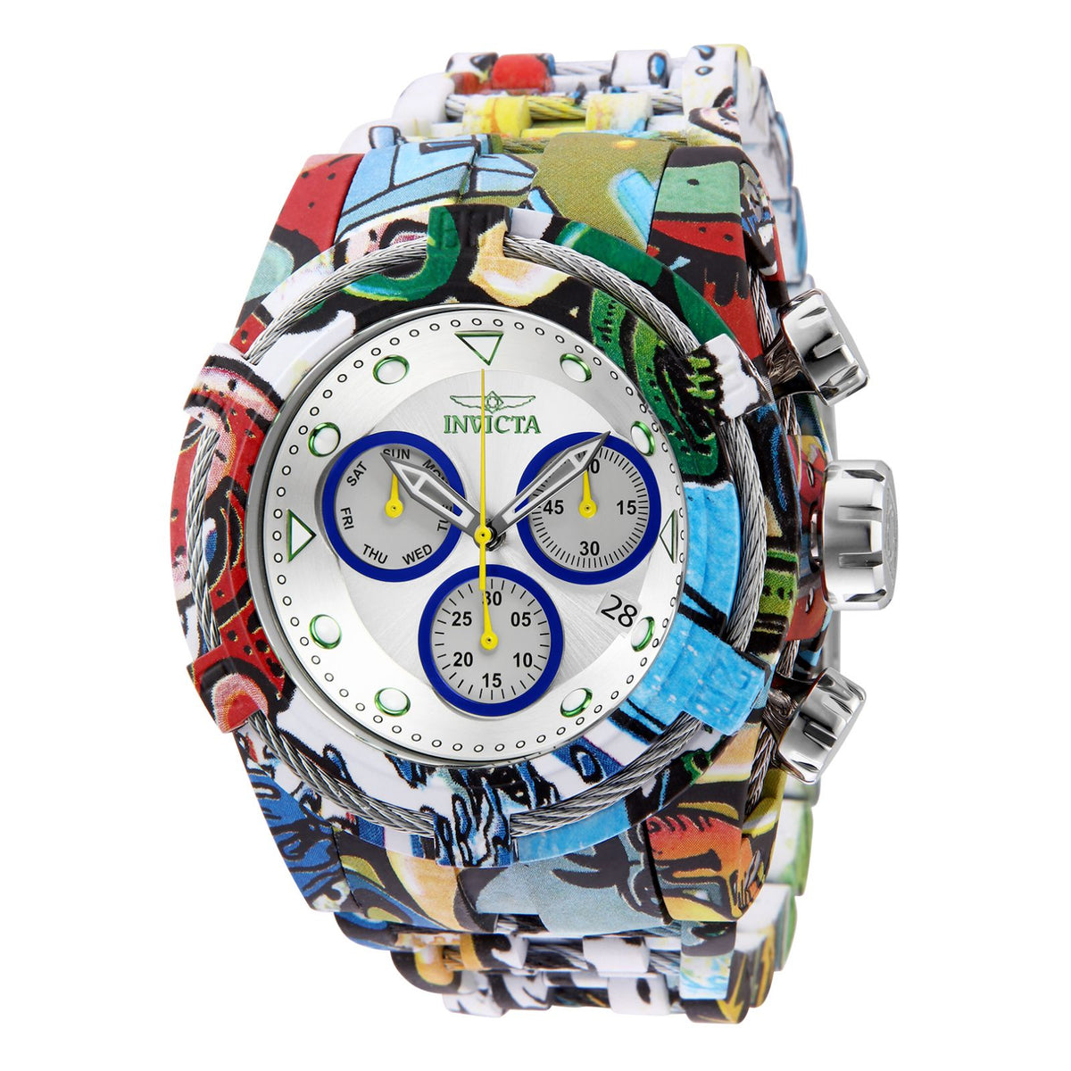 RELOJ  PARA HOMBRE INVICTA BOLT 32414 - ACERO, BLANCO, BAÑO DE AGUA