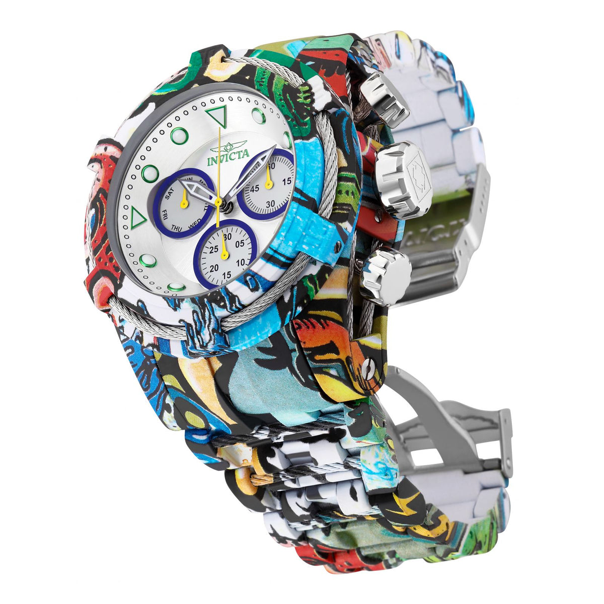 RELOJ  PARA HOMBRE INVICTA BOLT 32414 - ACERO, BLANCO, BAÑO DE AGUA