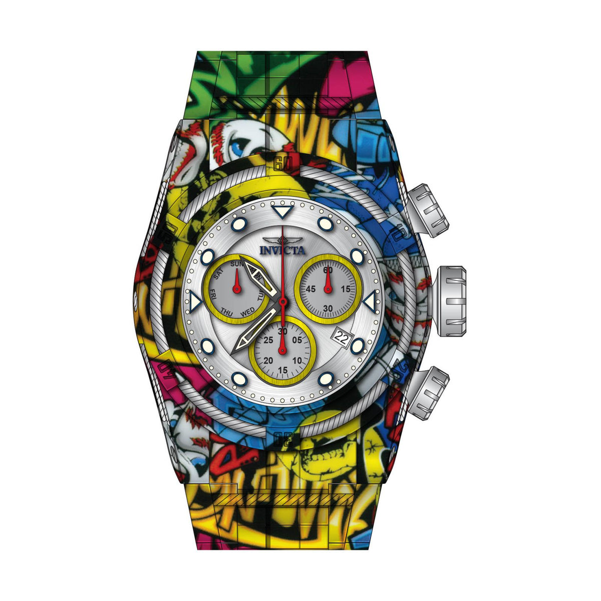 RELOJ  PARA HOMBRE INVICTA BOLT 32415 - ACERO, BLANCO, BAÑO DE AGUA