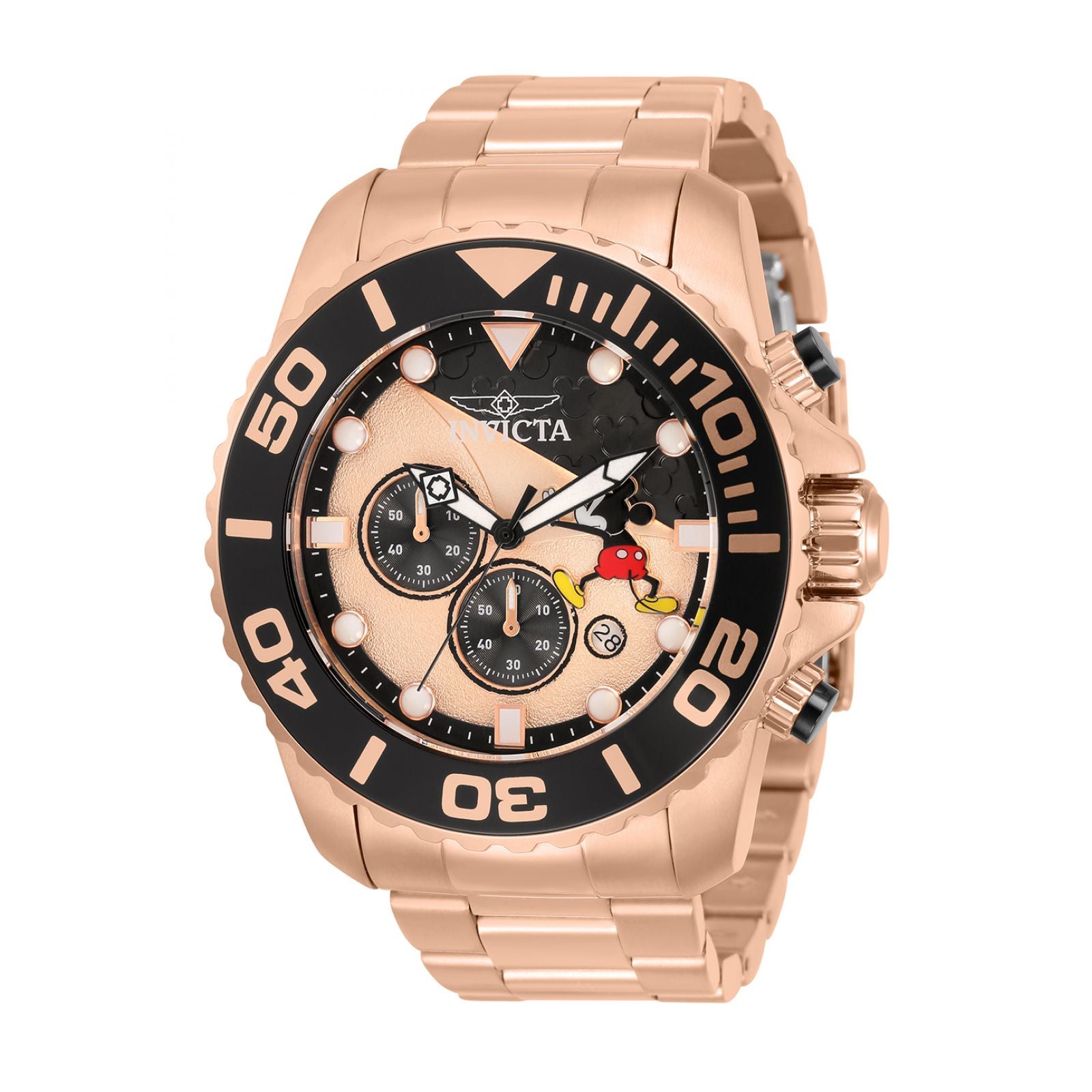 RELOJ MICKEY RATÓN PARA HOMBRE INVICTA DISNEY LIMITED EDITION 32450 - ORO ROSA