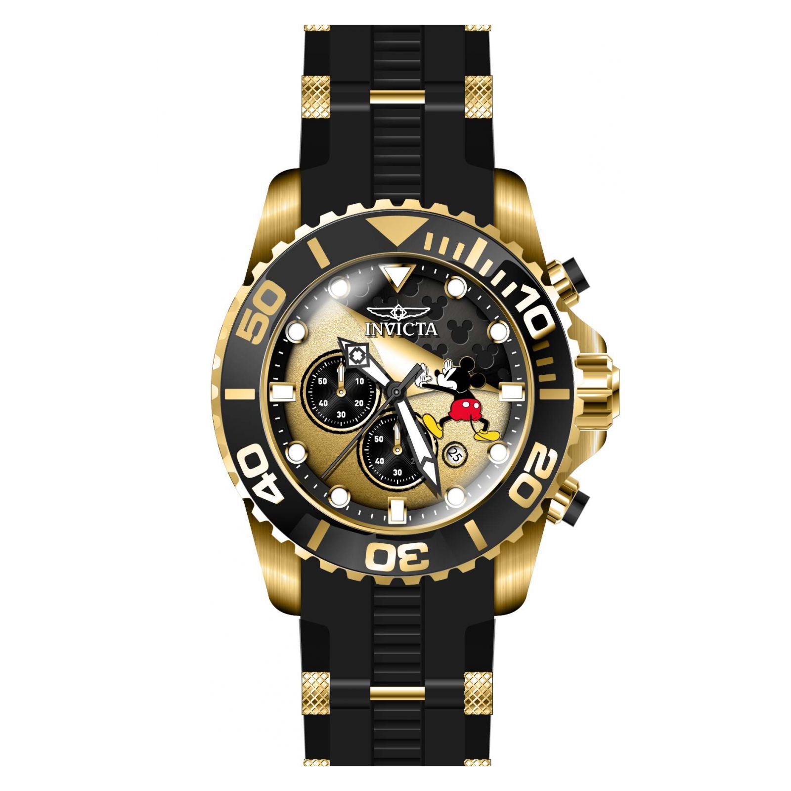 RELOJ MICKEY RATÓN PARA HOMBRE INVICTA DISNEY LIMITED EDITION 32474 - ORO NEGRO
