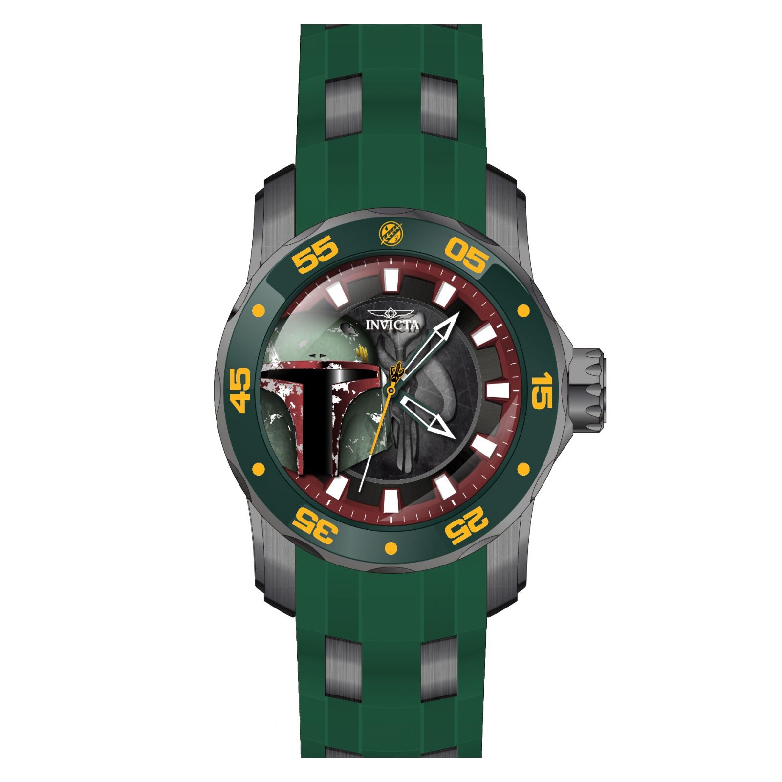 RELOJ BOBA FETT PARA HOMBRE INVICTA STAR WARS 32517 - VERDE