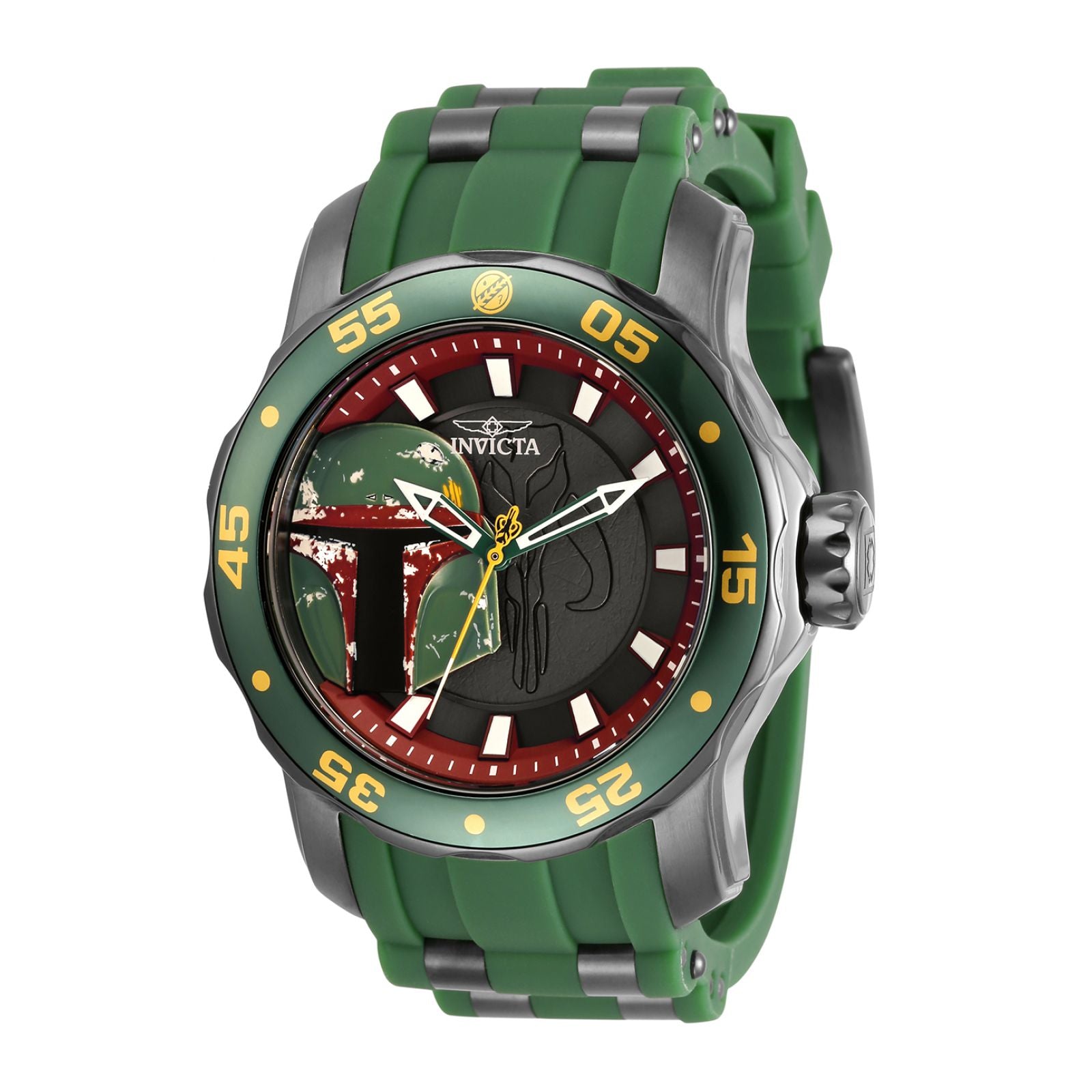 RELOJ BOBA FETT PARA HOMBRE INVICTA STAR WARS 32517 - VERDE