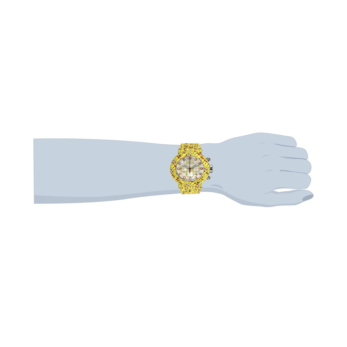 RELOJ DEPORTIVO PARA HOMBRE INVICTA SPONGE BOB 32521 - AMARILLO