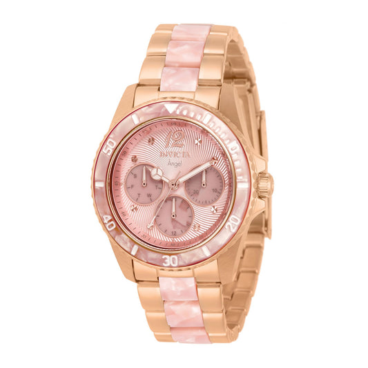 RELOJ  PARA MUJER INVICTA ANGEL 32534 - ORO ROSA, ROSA