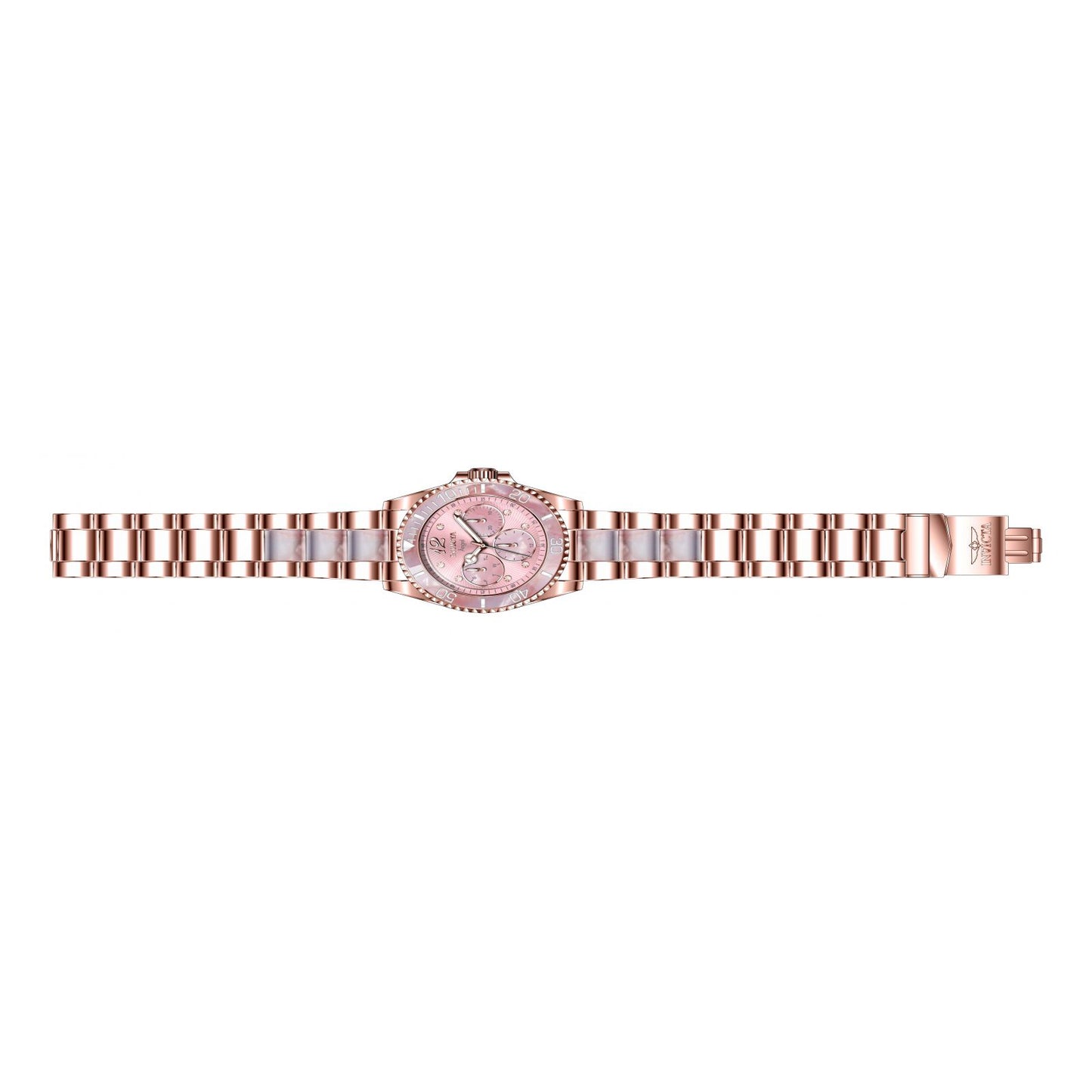 RELOJ  PARA MUJER INVICTA ANGEL 32534 - ORO ROSA, ROSA