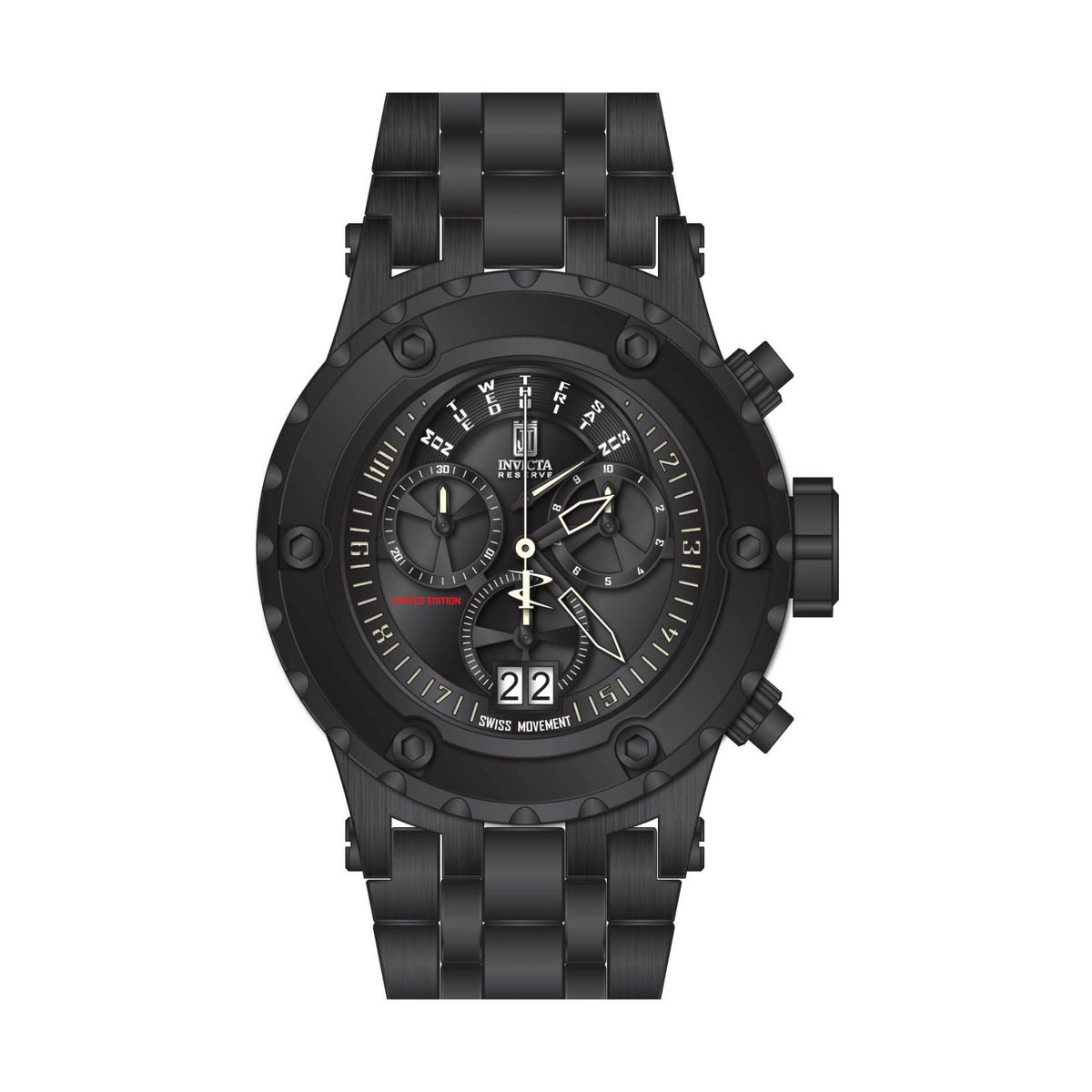 RELOJ  PARA HOMBRE INVICTA JASON TAYLOR 32549 - NEGRO