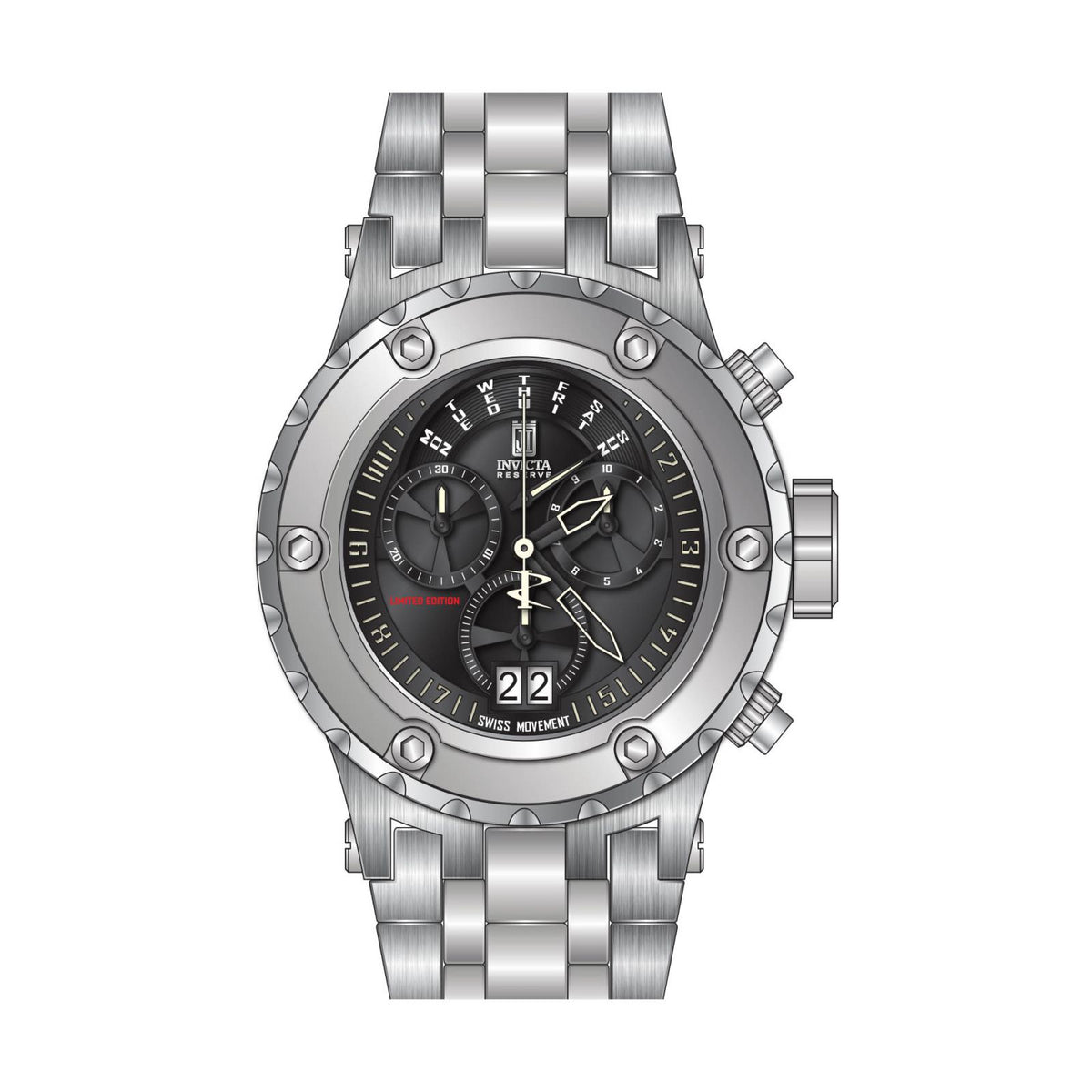 RELOJ  PARA HOMBRE INVICTA JASON TAYLOR 32550 - ACERO