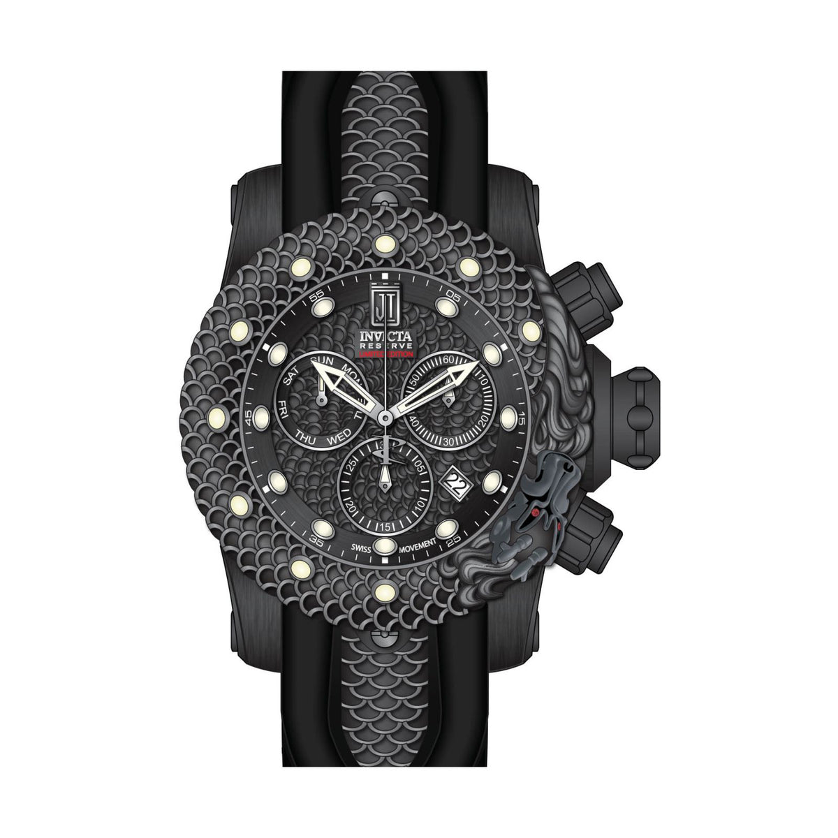RELOJ  PARA HOMBRE INVICTA JASON TAYLOR 32551 - NEGRO