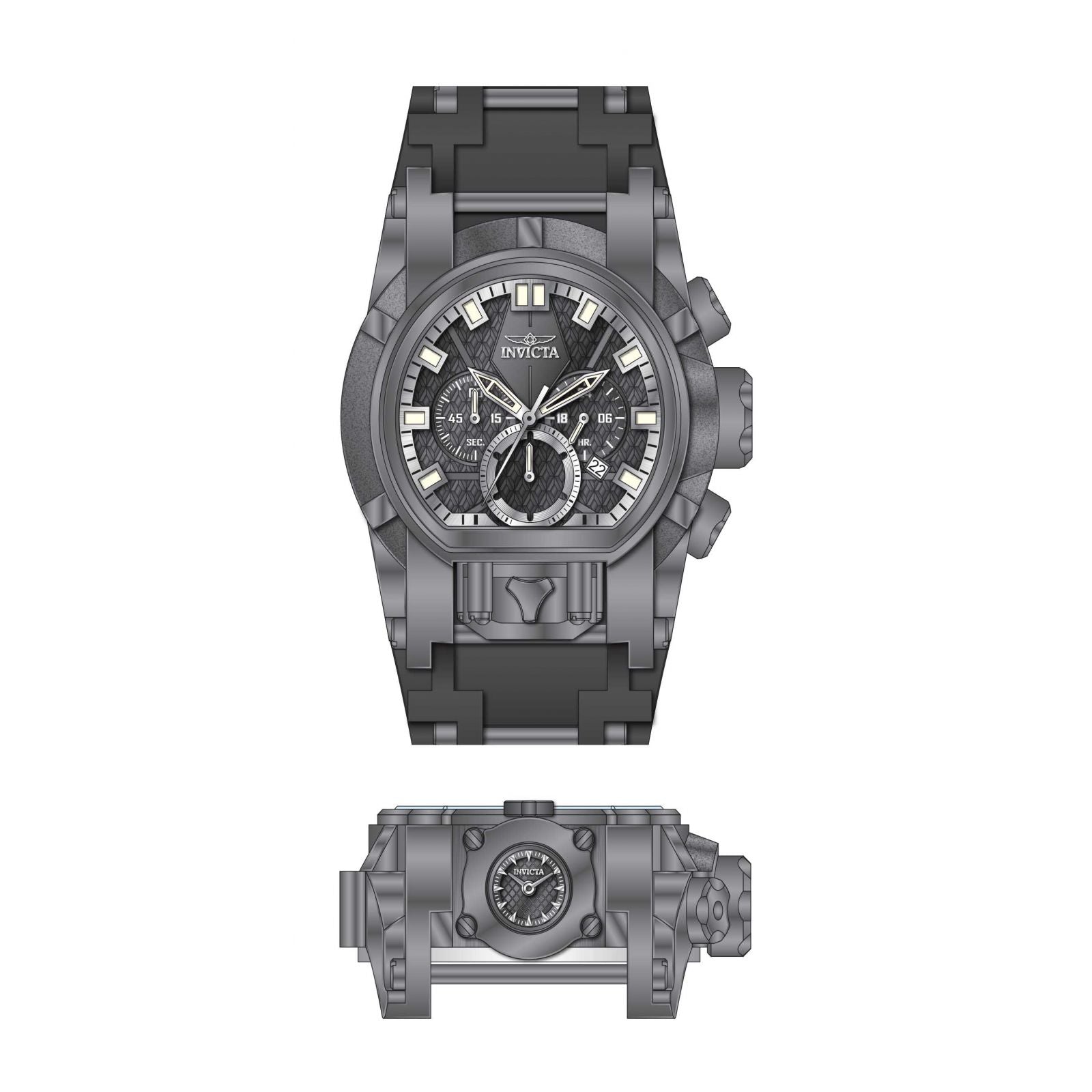 RELOJ DEPORTIVO PARA HOMBRE INVICTA BOLT 32685 - NEGRO