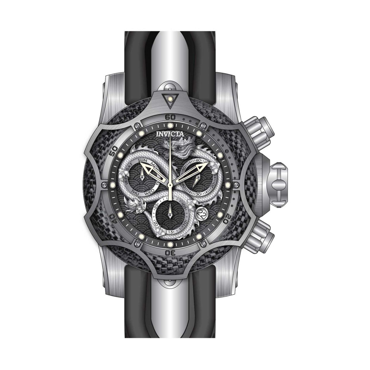 RELOJ  PARA HOMBRE INVICTA VENOM 32773 - NEGRO, ACERO