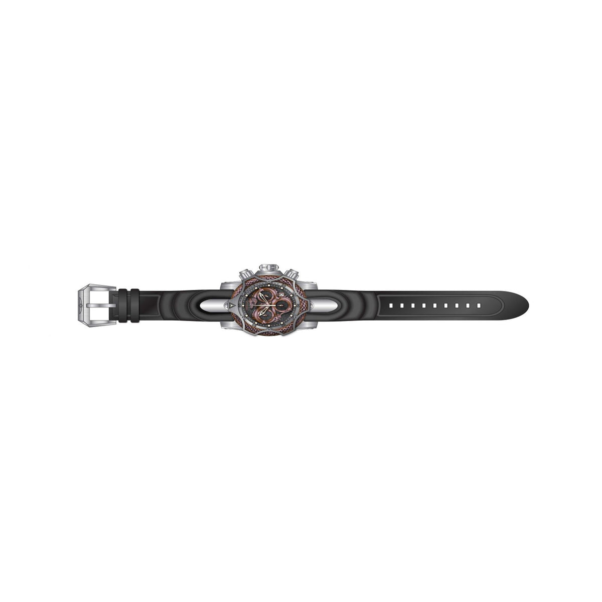 RELOJ DEPORTIVO PARA HOMBRE INVICTA VENOM 32774 - NEGRO, ACERO