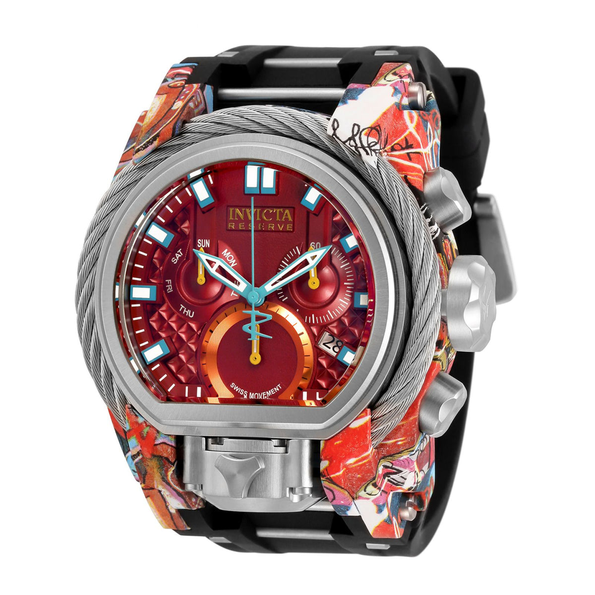 RELOJ  PARA HOMBRE INVICTA RESERVE 32805 - NEGRO, ACERO