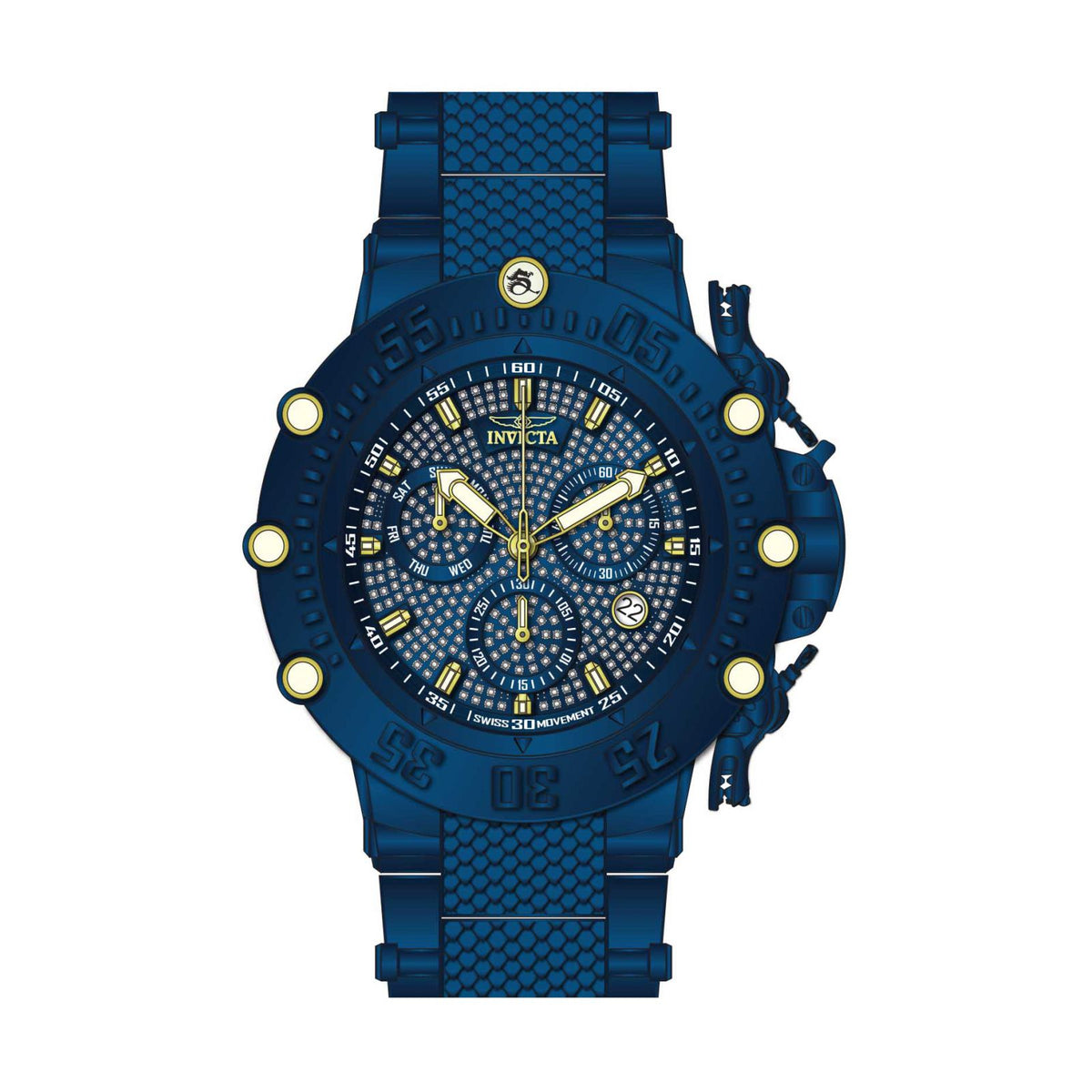 RELOJ  PARA HOMBRE INVICTA SUBAQUA 32851 - AZUL