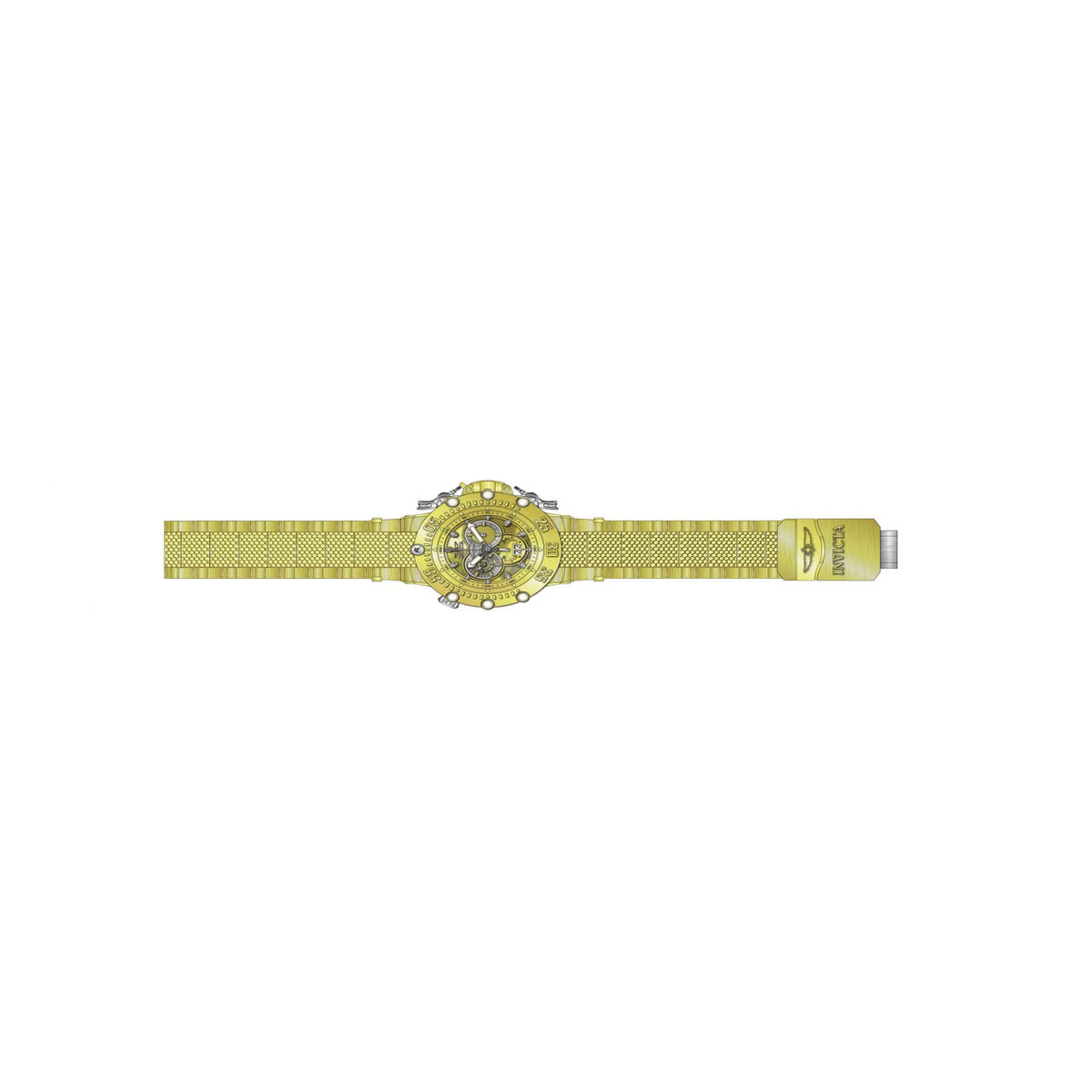RELOJ  PARA HOMBRE INVICTA SUBAQUA 32950 - DORADO