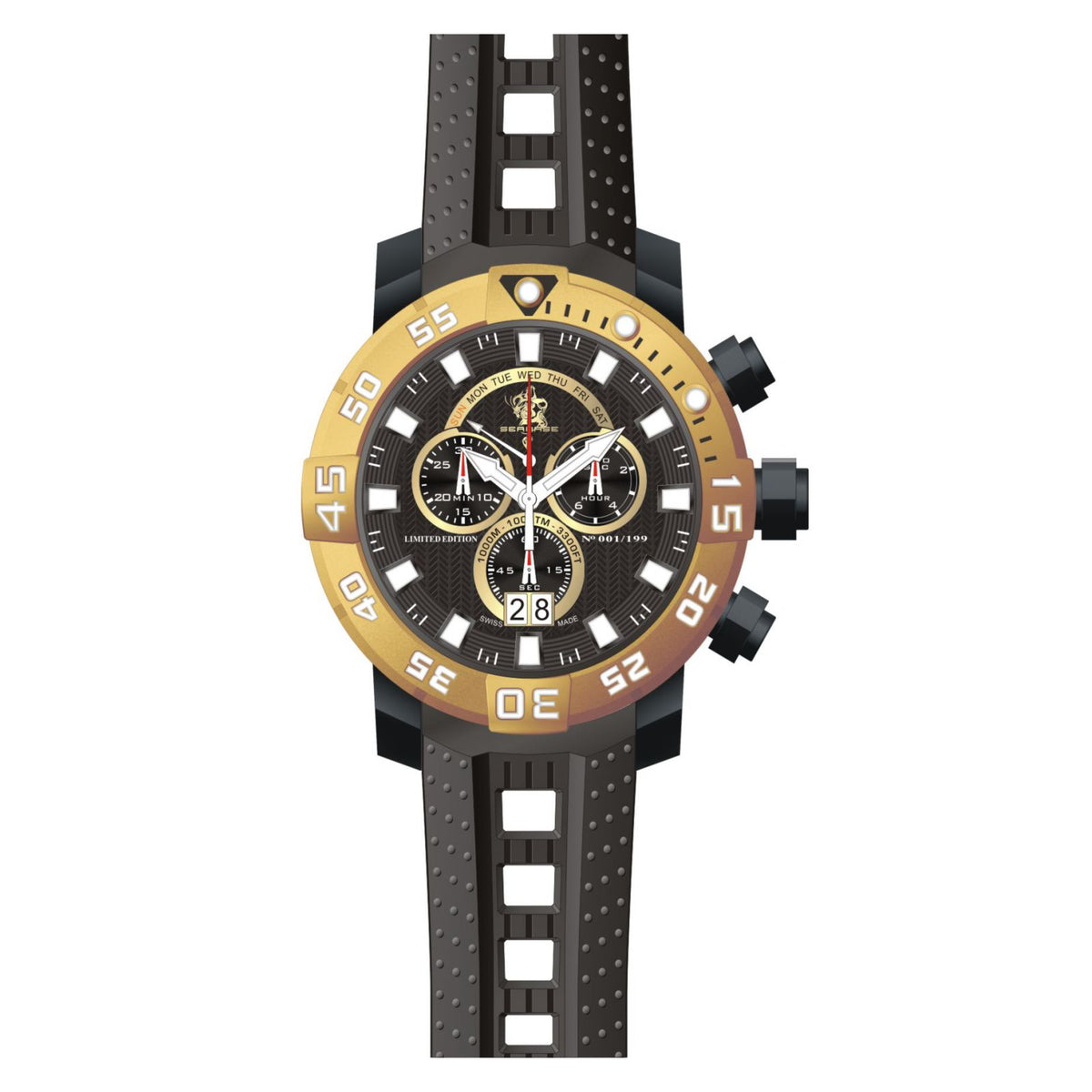 RELOJ  PARA HOMBRE INVICTA SEA BASE 14254 - NEGRO