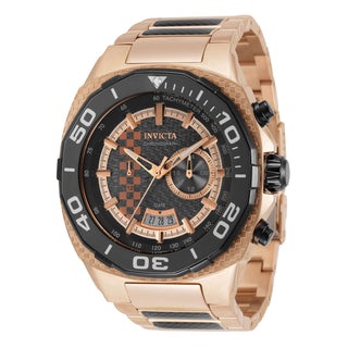 RELOJ  PARA HOMBRE INVICTA SPEEDWAY 33198 - NEGRO, ORO ROSA