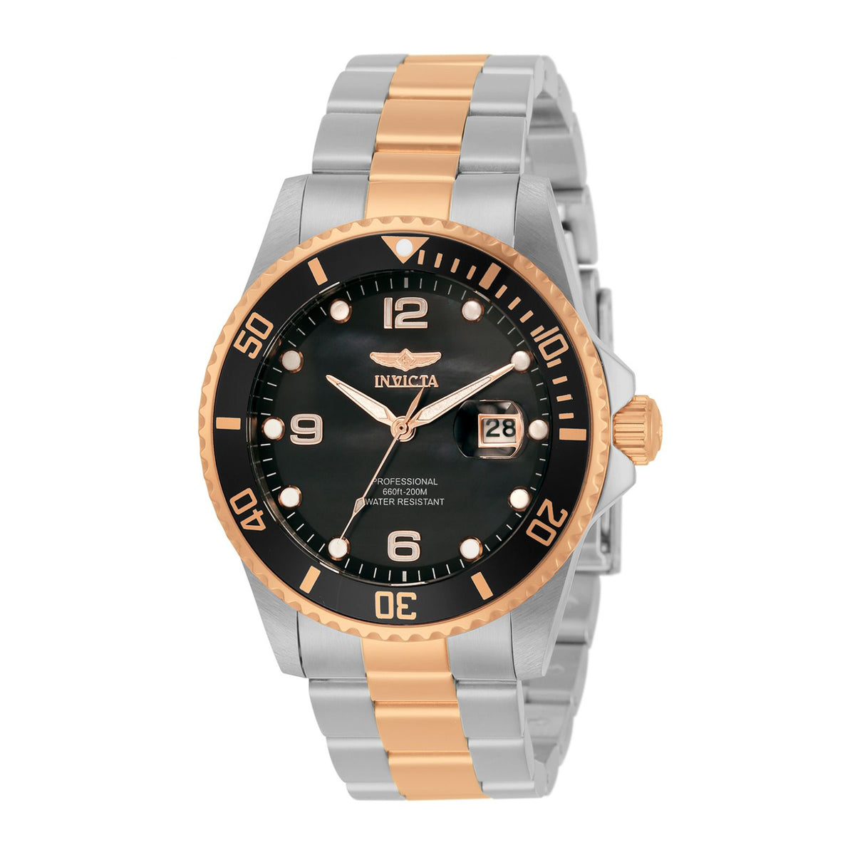 RELOJ  PARA HOMBRE INVICTA PRO DIVER 33265 - ACERO, ORO ROSA